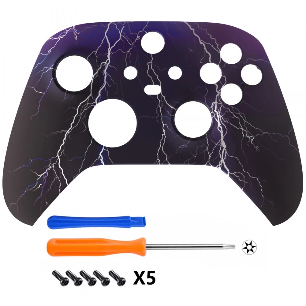 eXtremeRate Replacement Front Housing Shell for Xbox Series X & S Controller - Purple Storm - Image 2