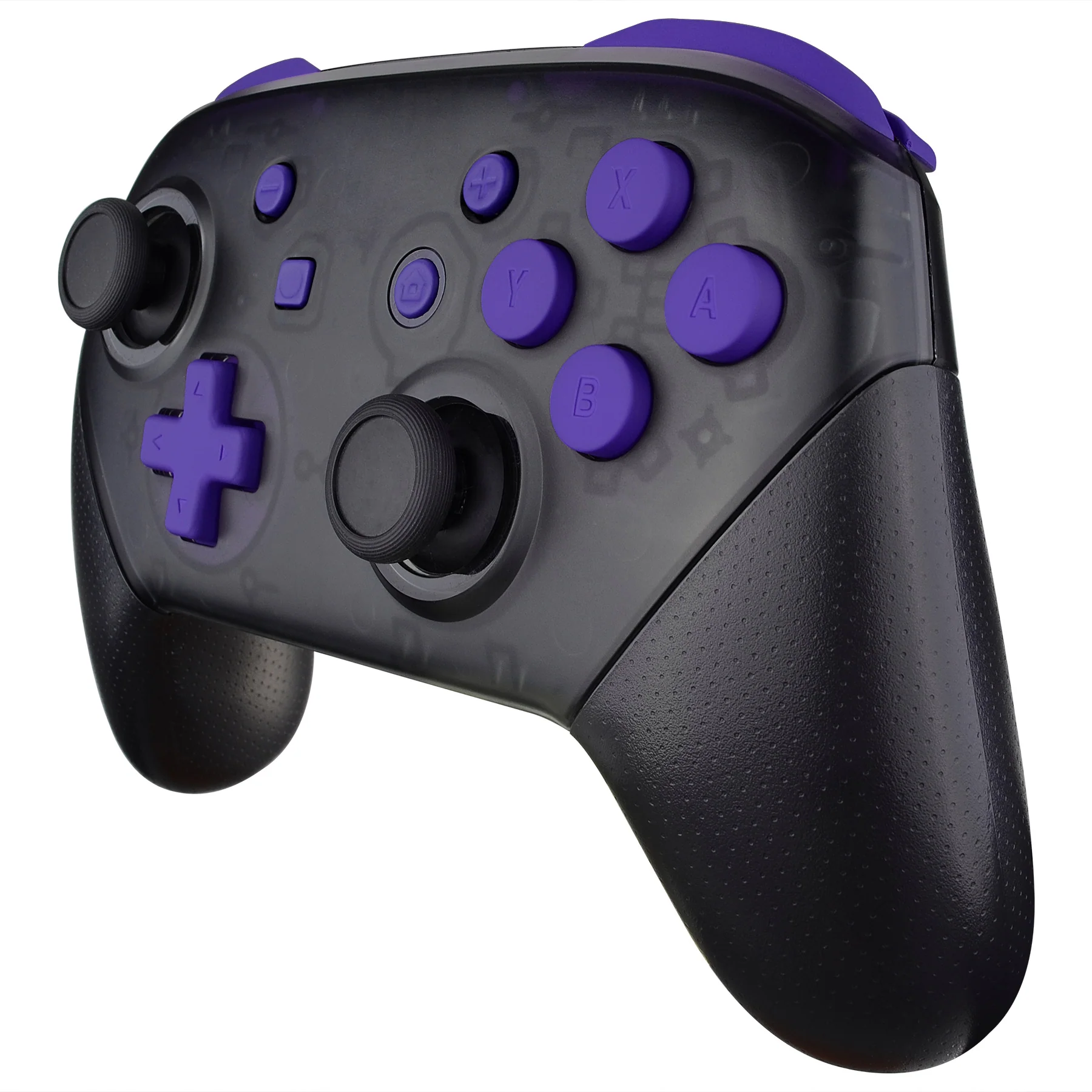 eXtremeRate DIY Replacement Full Set Buttons for Nintendo Switch Pro Controller - Purple - Image 4