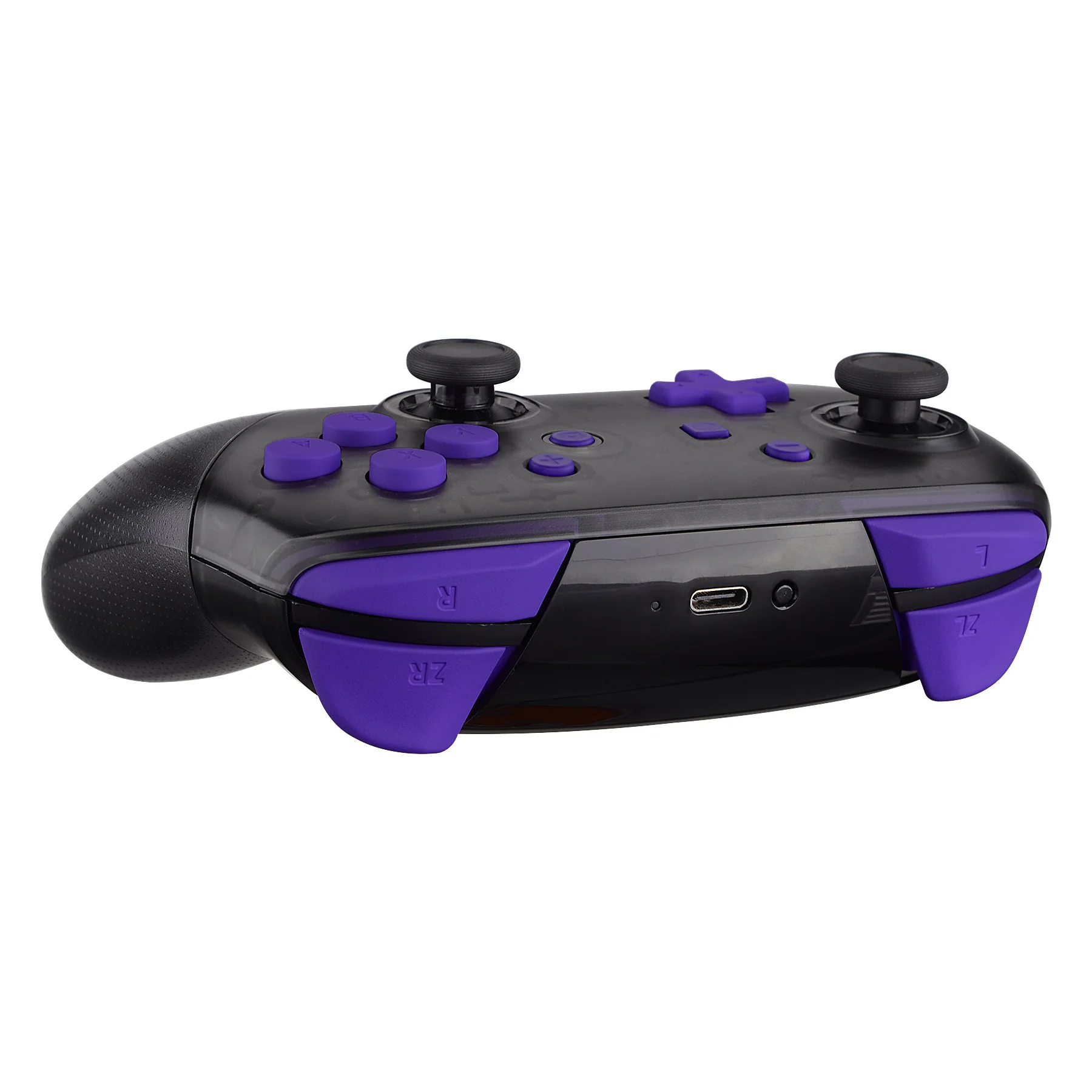 eXtremeRate DIY Replacement Full Set Buttons for Nintendo Switch Pro Controller - Purple - Image 7