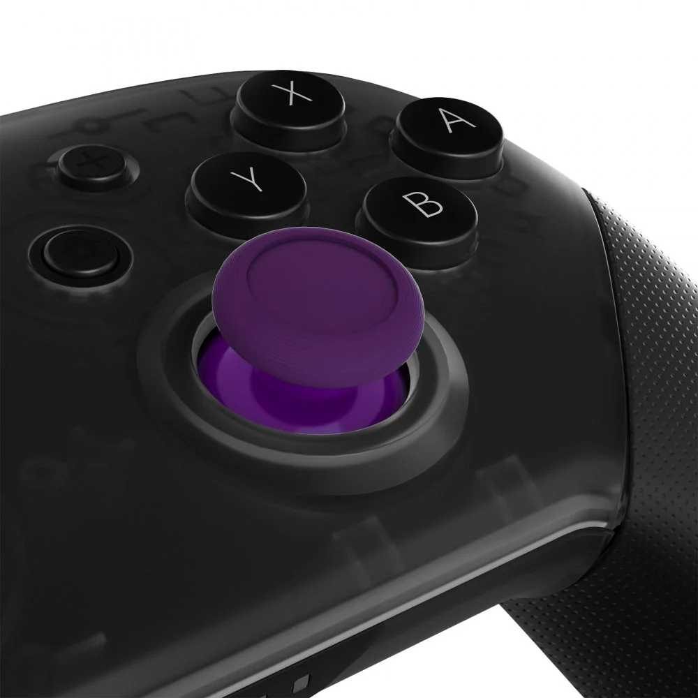 eXtremeRate Replacement 3D Joystick Thumbsticks for Nintendo Switch Pro Controller - Purple - Image 4