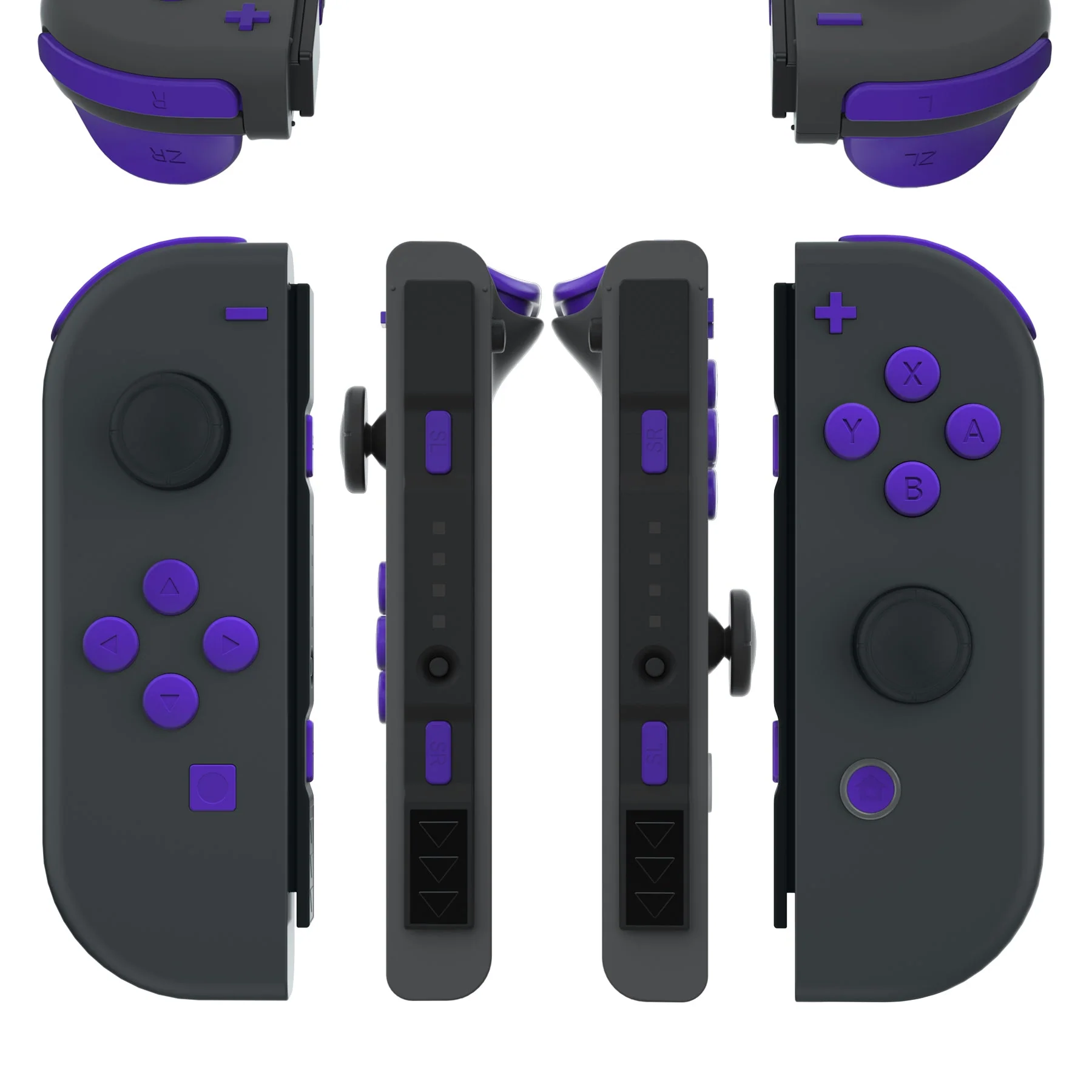 eXtremeRate Replacement Full Set Buttons for Joycon of NS Switch - Purple - Image 3