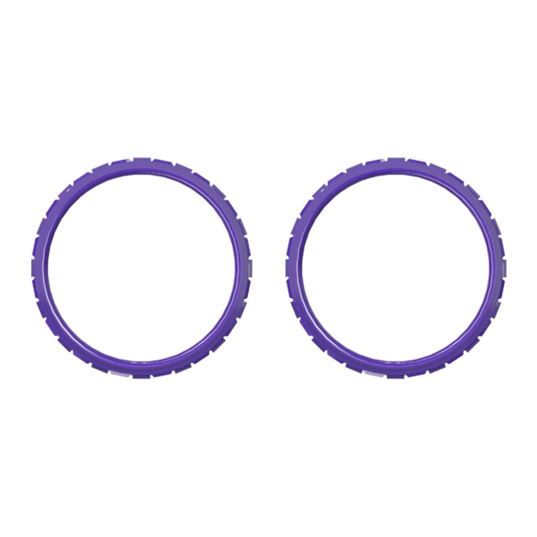 eXtremeRate Custom Replacement Accent Rings for PS5 Controller - Purple - Image 2
