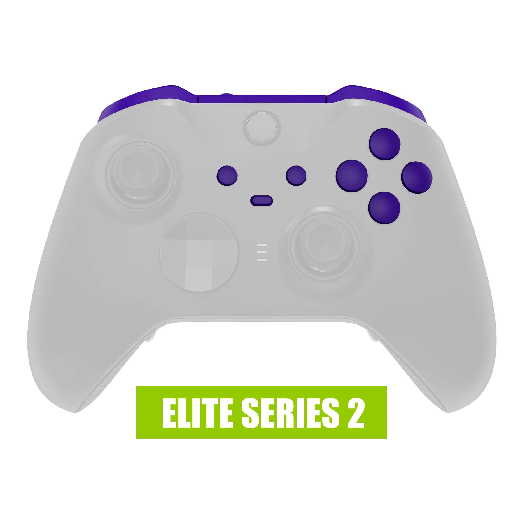 eXtremeRate Replacement Buttons Kit for Xbox One Elite Series 2  & Elite 2 Core Controller - Purple - Image 4