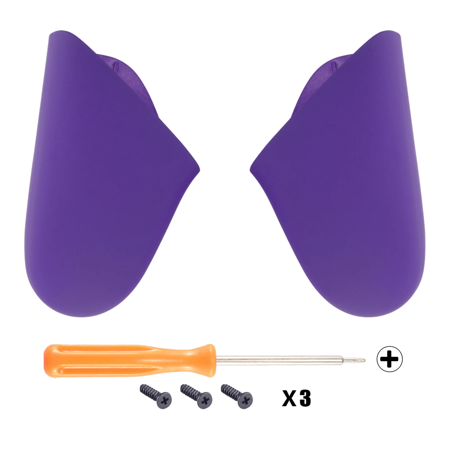 eXtremeRate Replacement Handle Grips for Nintendo Switch Pro Controller - Purple - Image 2