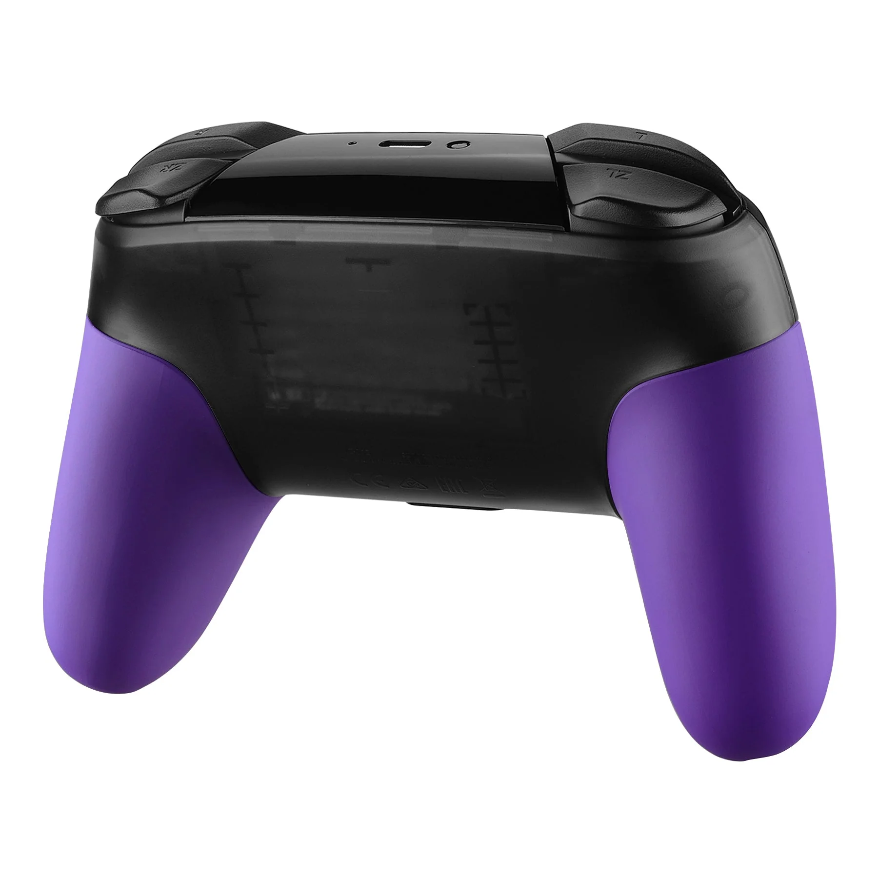 eXtremeRate Replacement Handle Grips for Nintendo Switch Pro Controller - Purple - Image 6