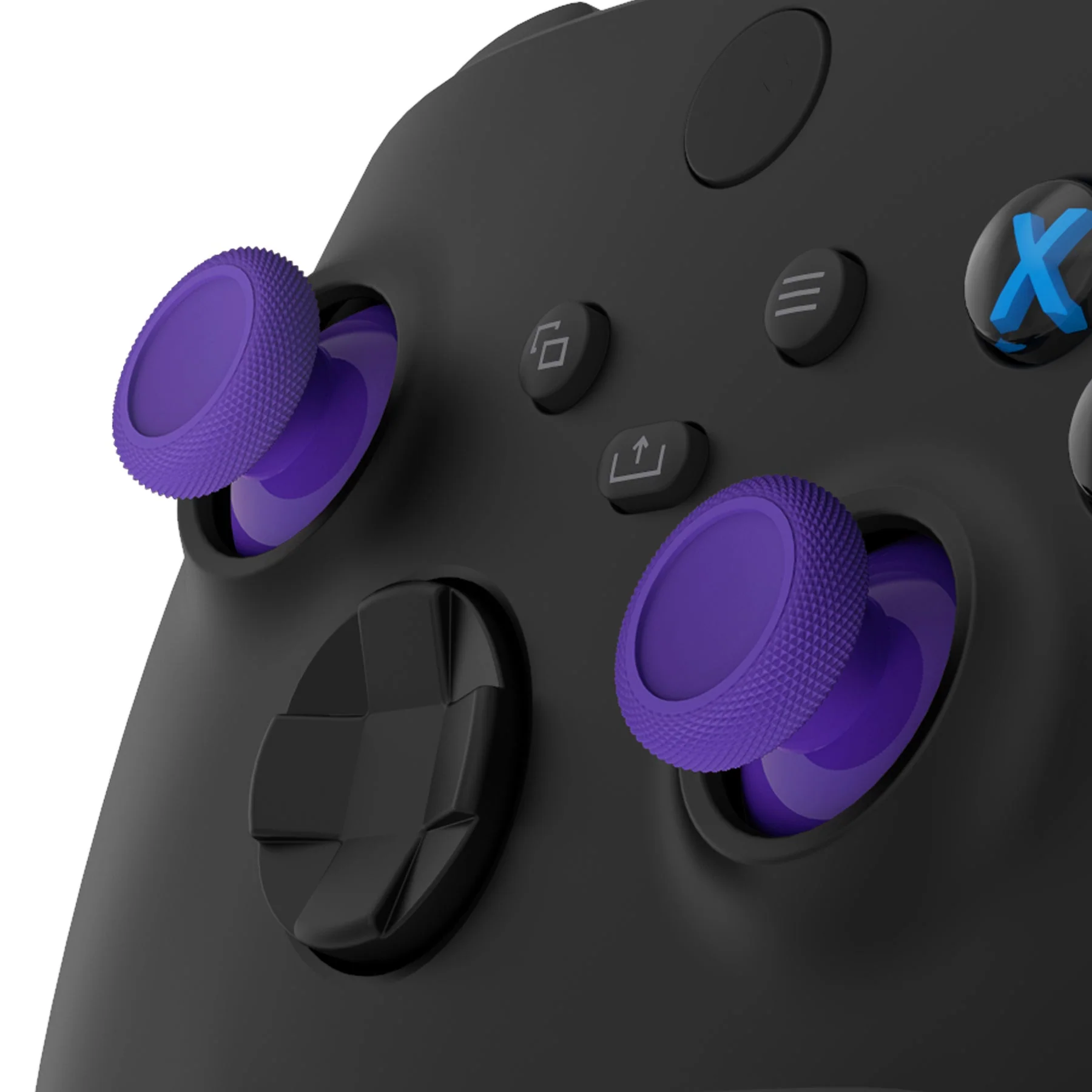 eXtremeRate Replacement Thumbsticks for Xbox Series X/S Controller & Xbox One X/S Controller & Xbox One Standard Controller & Xbox One Elite Controller - Purple - Image 3