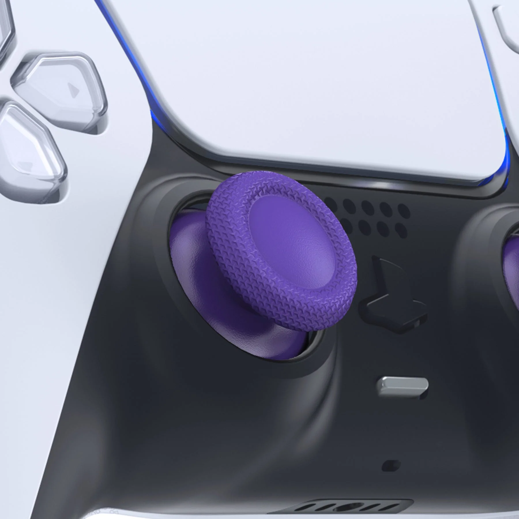 eXtremeRate Replacement Thumbsticks Analog Stick Joystick Compatible with PS5 & PS4 All Model Controller - Purple - Image 3