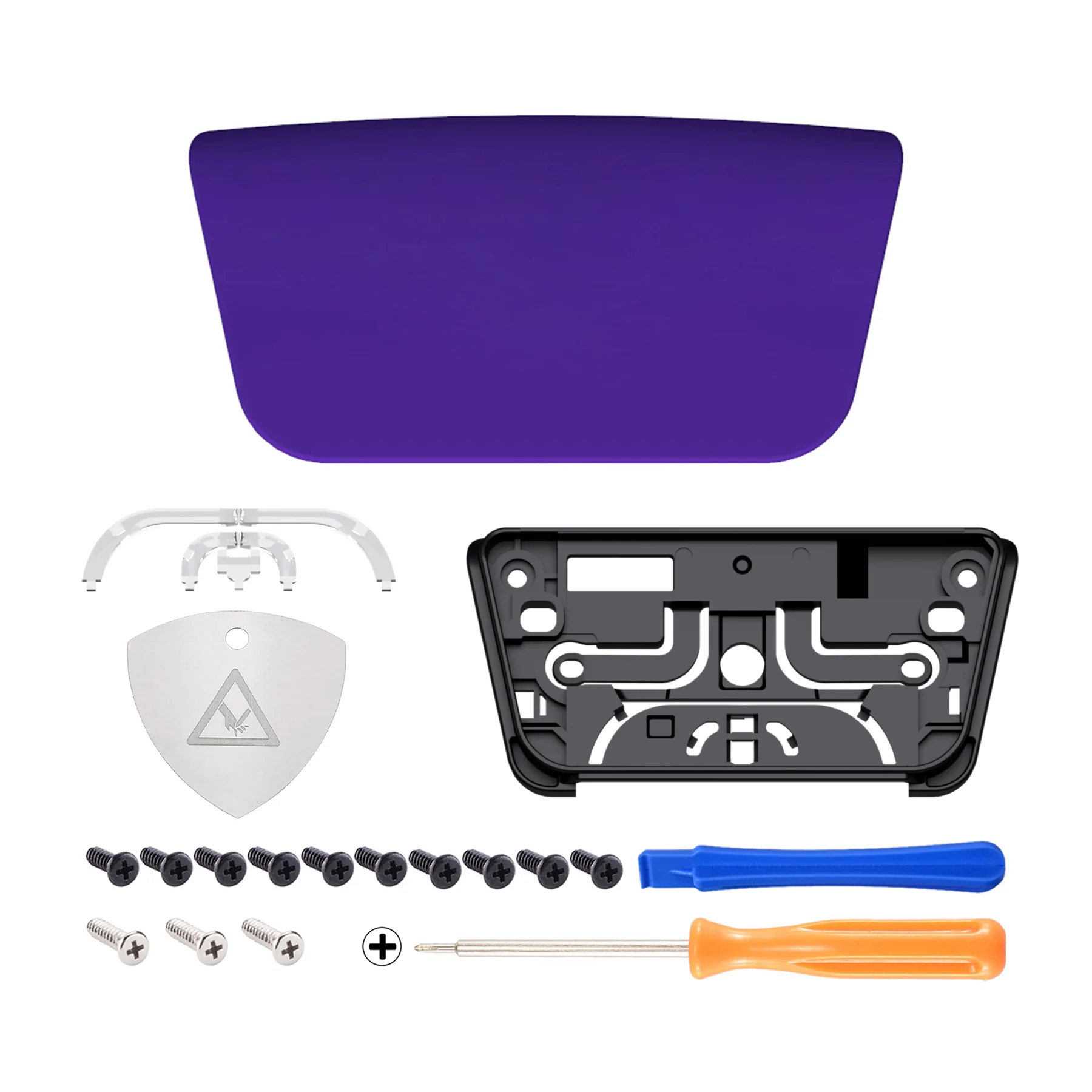 eXtremeRate Replacement Custom Touchpad Cover Compatible with PS5 Controller BDM-010/020/030/040/050/060 - Purple - Image 2