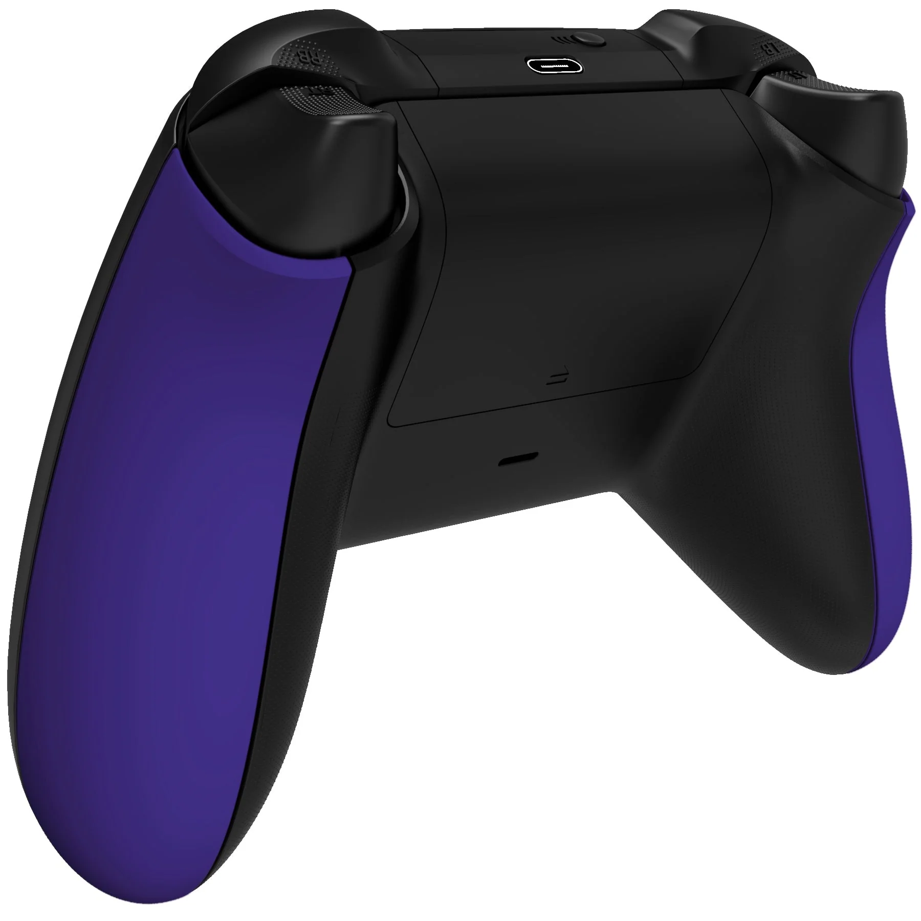 eXtremeRate Replacement Non-Slip Side Rails Grip Back Panels for Xbox Series X & S Controller - Purple - Image 5