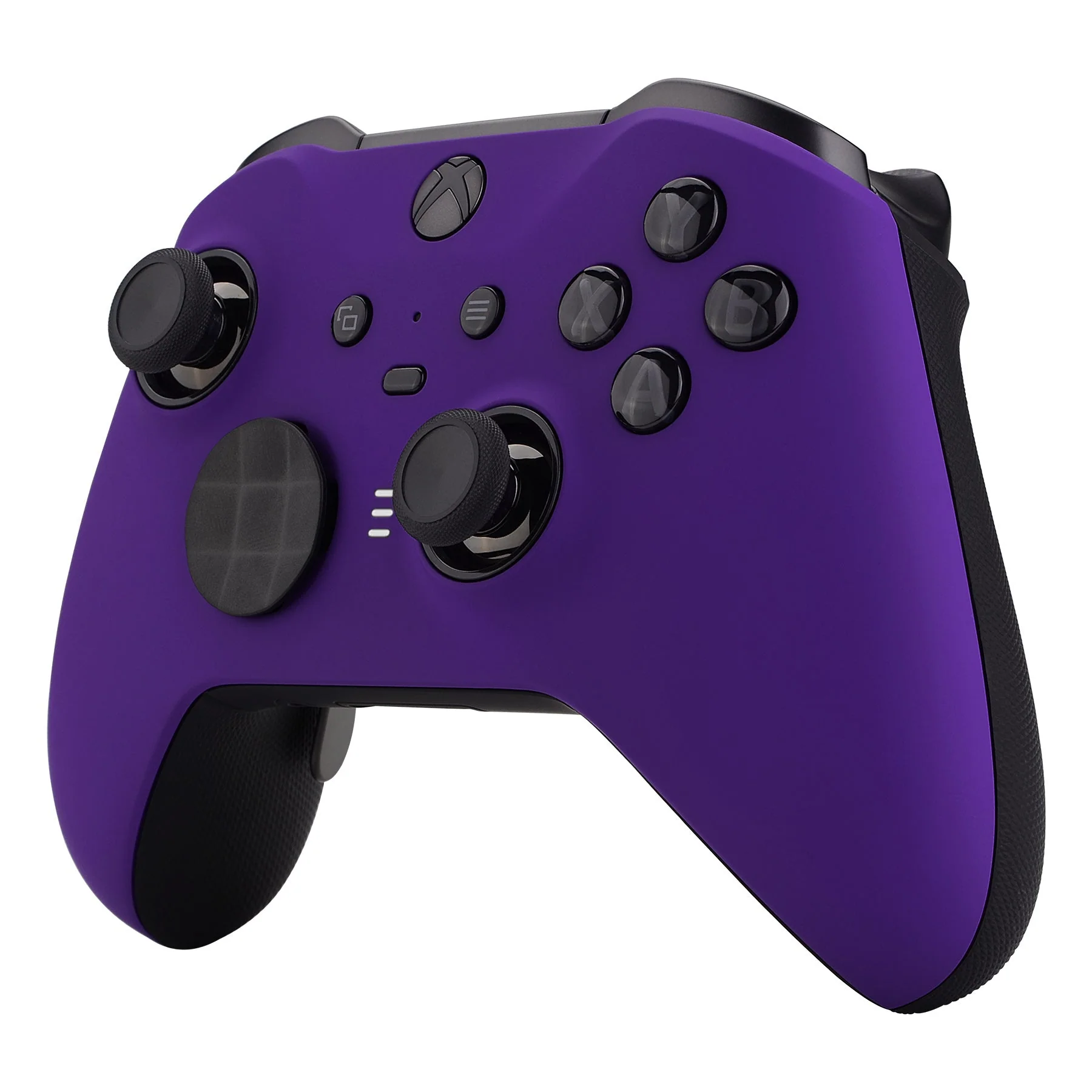eXtremeRate Replacement Front Housing Shell Case with Accent Rings for Xbox One Elite Series 2 & Elite 2 Core Controller (Model 1797) - Purple - Image 5