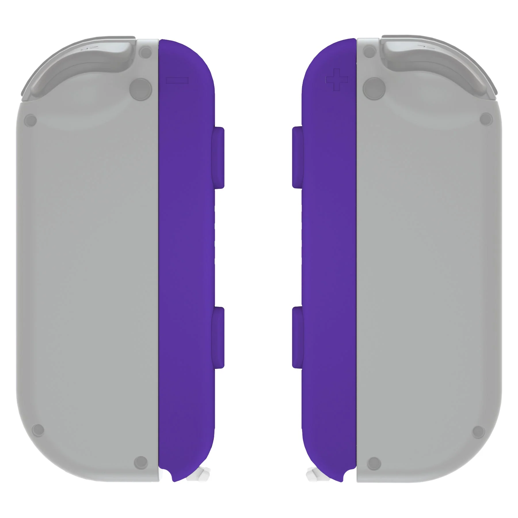 eXtremeRate 2 Pack Custom Replacement shell for Joycon Strap of NS Switch - Purple - Image 4