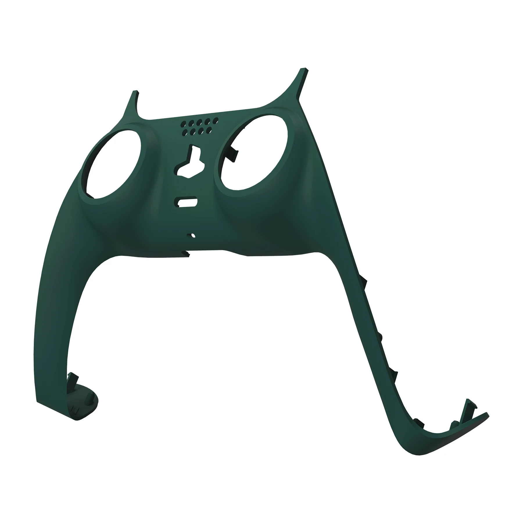 eXtremeRate Replacement Decorative Trim Shell with Accent Rings Compatible with PS5 Controller BDM-010/020/030/040/050 - Racing Green - Image 8