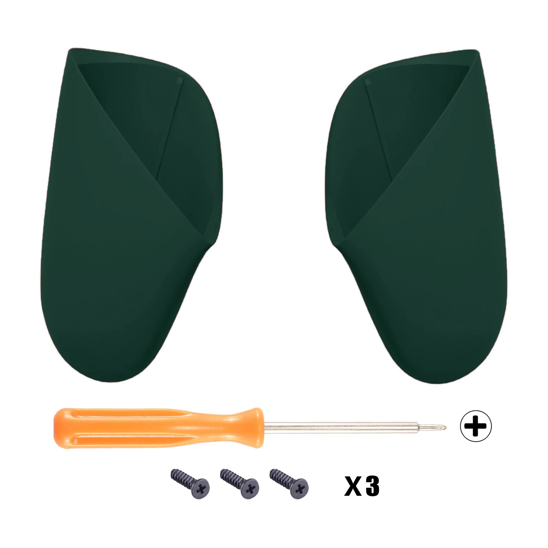 eXtremeRate Replacement Handle Grips for Nintendo Switch Pro Controller - Racing Green - Image 2