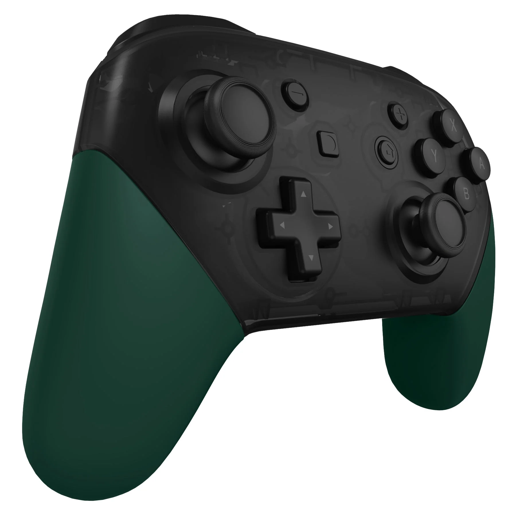 eXtremeRate Replacement Handle Grips for Nintendo Switch Pro Controller - Racing Green - Image 4