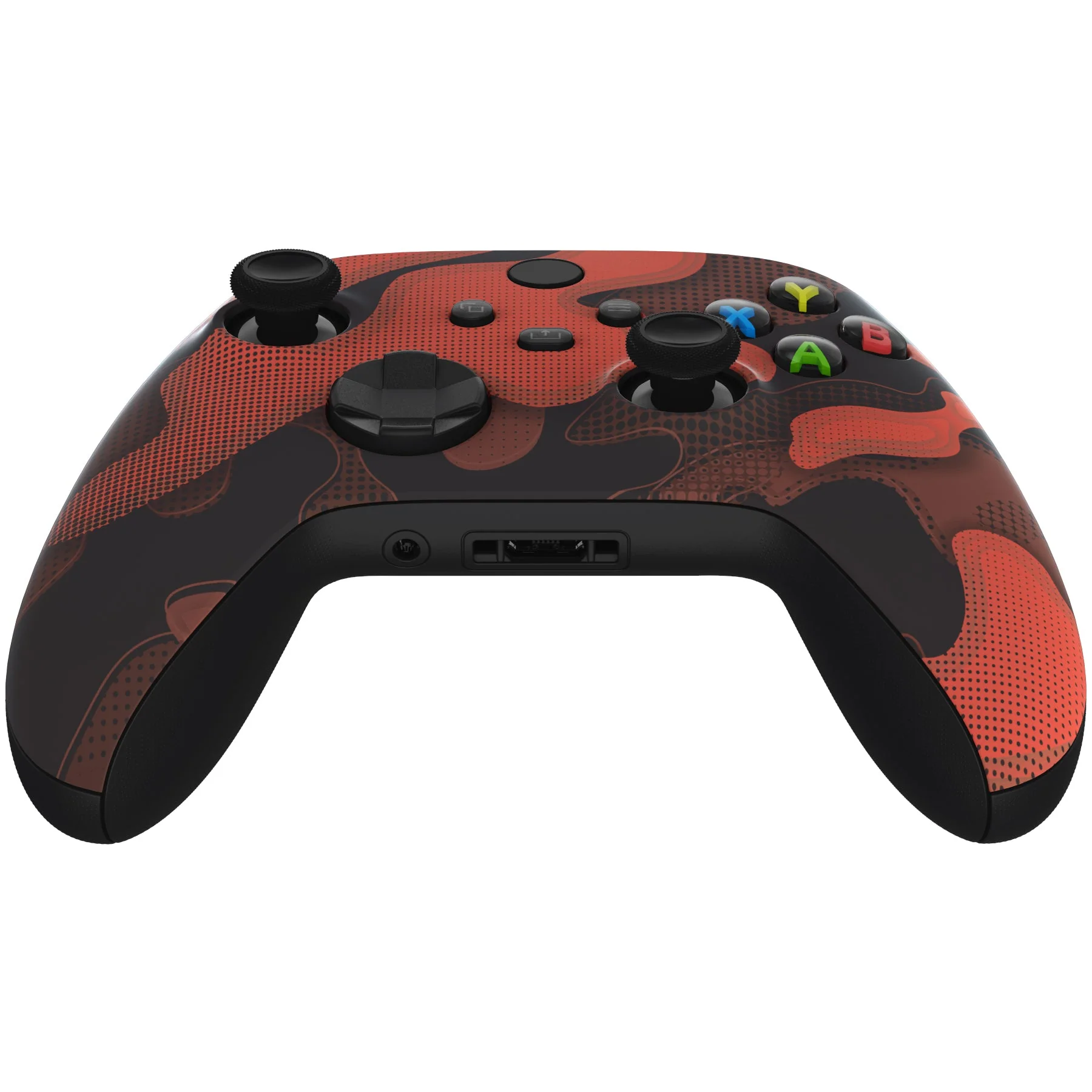 eXtremeRate Replacement Front Housing Shell for Xbox Series X & S Controller - Red Black Camouflage - Image 8