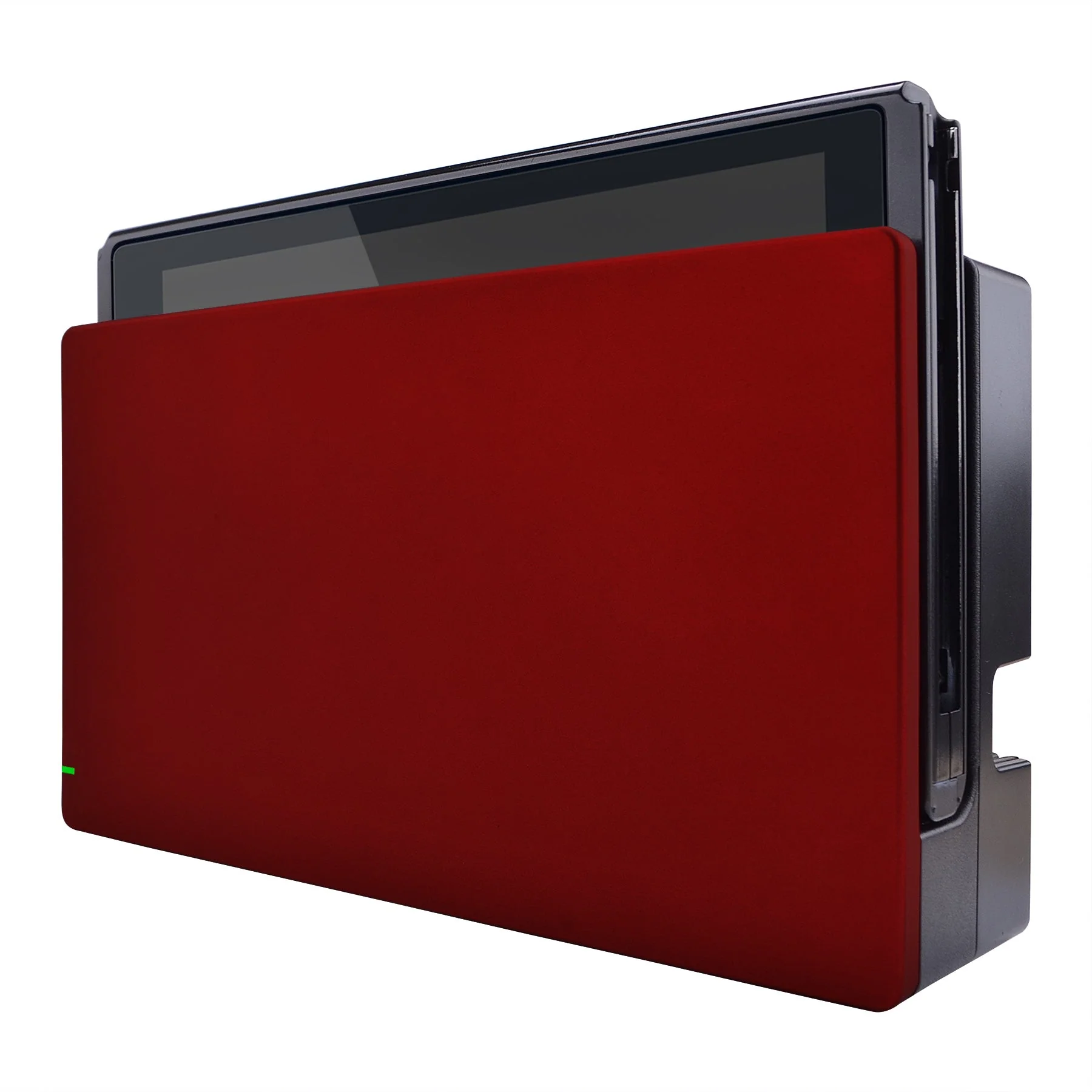 eXtremeRate Custom Replacement Faceplate for Nintendo Switch Charging Dock - Scarlet Red - Image 6