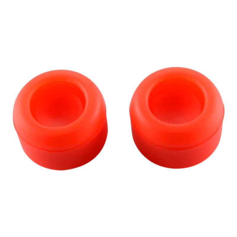 eXtremeRate 8 Pcs/Set Silicone Rubber Precision Platporm Raised Analog Sticks Thumb Grips for PS4 Slim Pro Controller - Red - Image 7