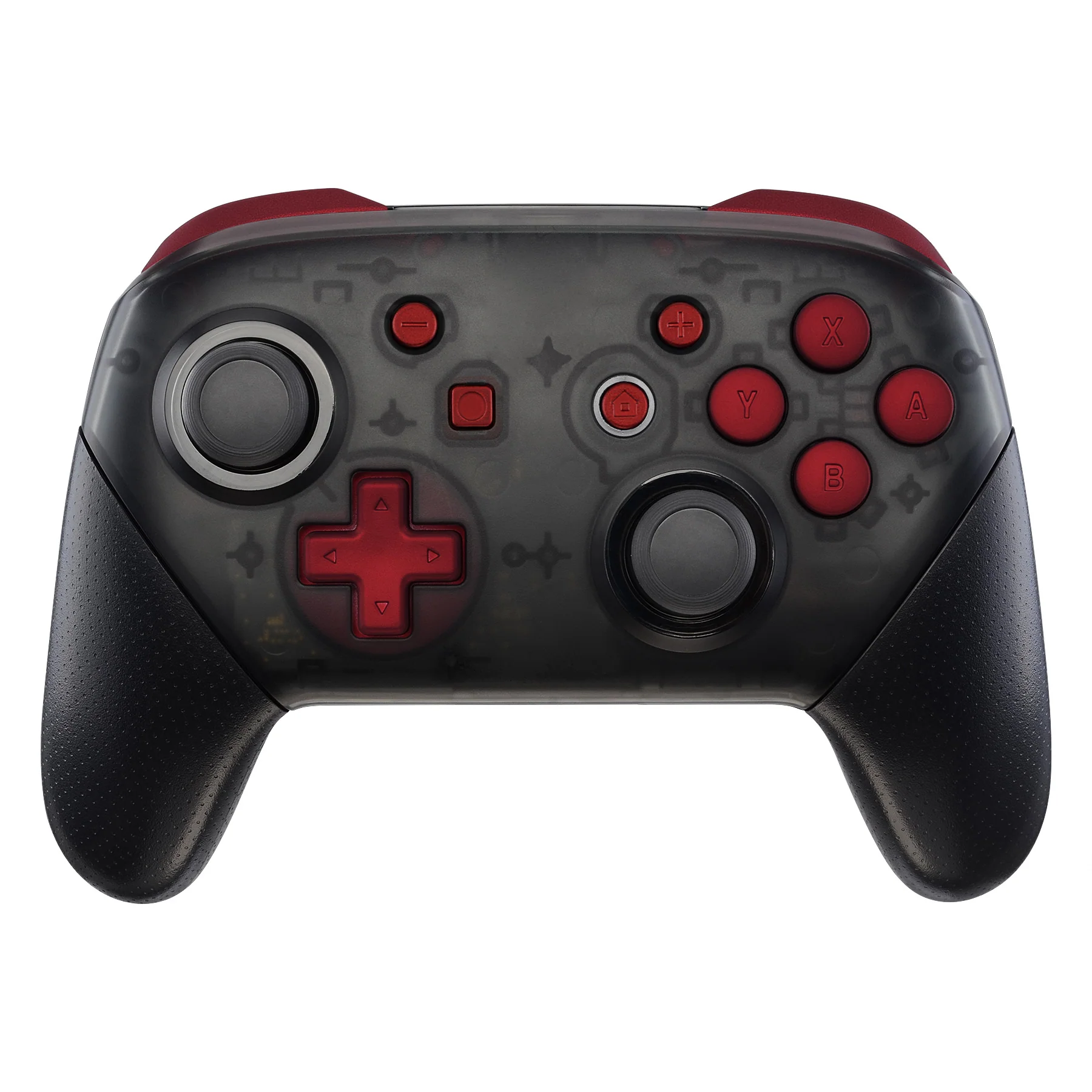 eXtremeRate DIY Replacement Full Set Buttons for Nintendo Switch Pro Controller - Scarlet Red - Image 3