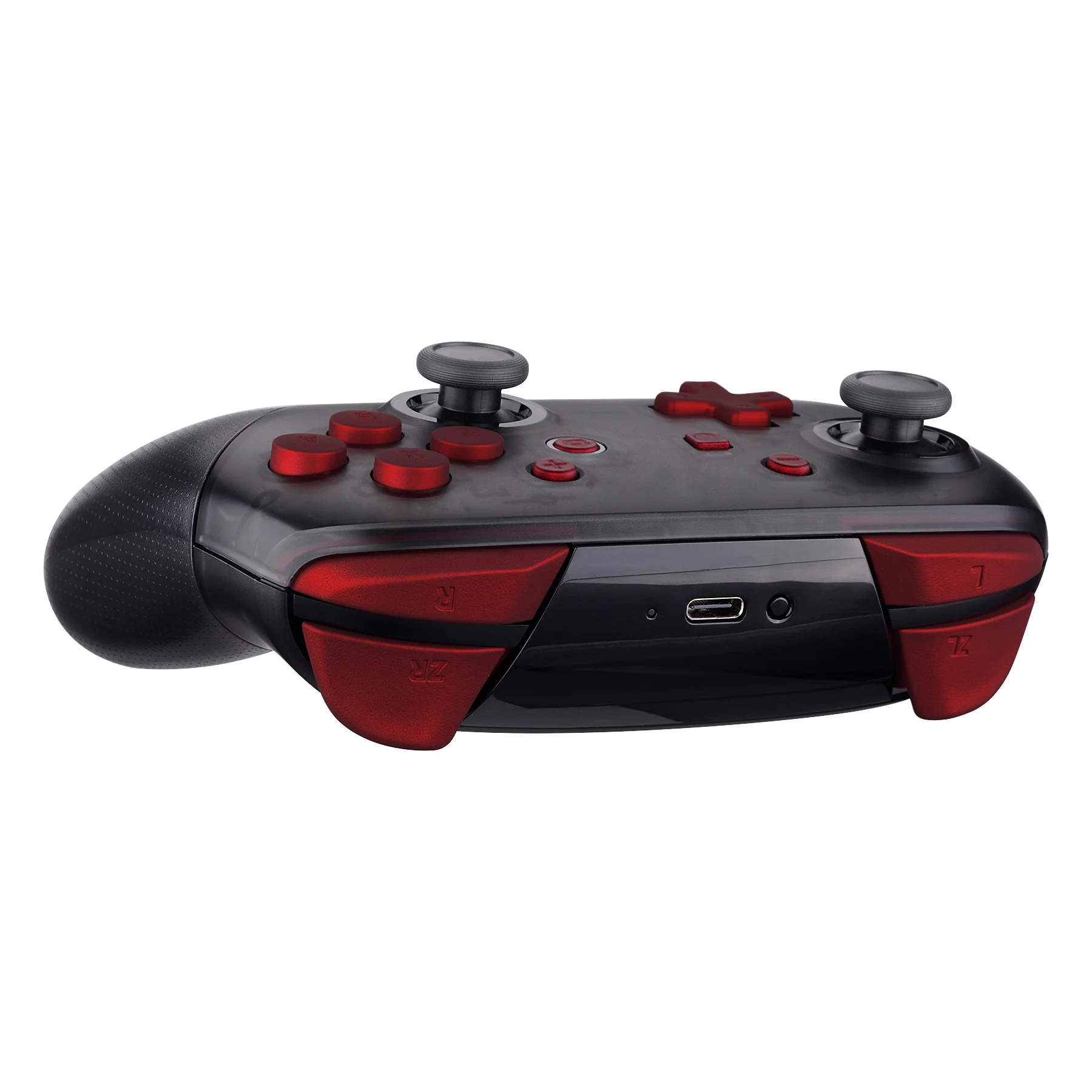 eXtremeRate DIY Replacement Full Set Buttons for Nintendo Switch Pro Controller - Scarlet Red - Image 7