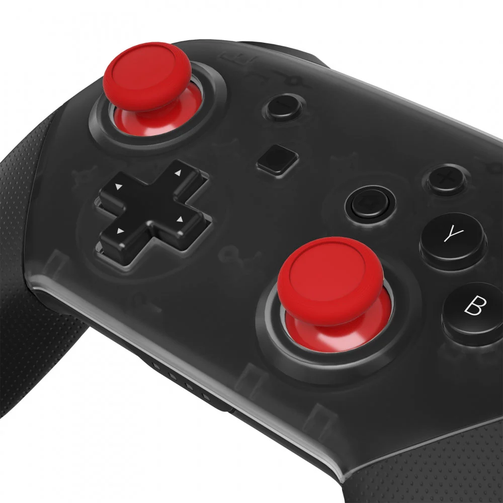 eXtremeRate Replacement 3D Joystick Thumbsticks for Nintendo Switch Pro Controller - Red - Image 2