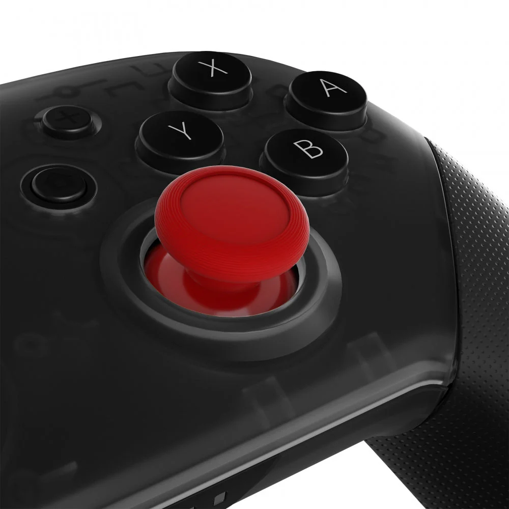eXtremeRate Replacement 3D Joystick Thumbsticks for Nintendo Switch Pro Controller - Red - Image 4