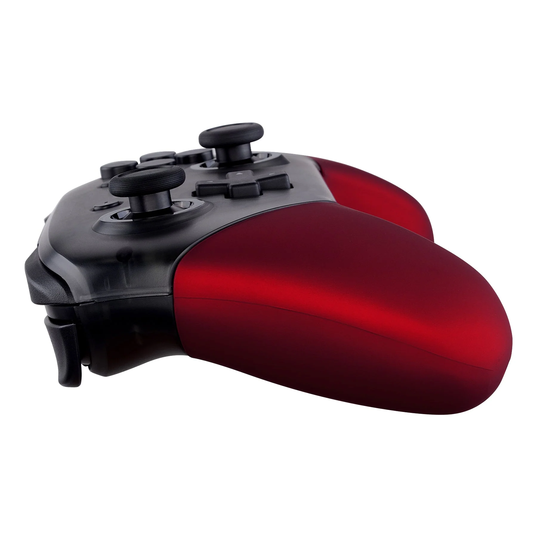eXtremeRate Replacement Handle Grips for Nintendo Switch Pro Controller - Scarlet Red - Image 7