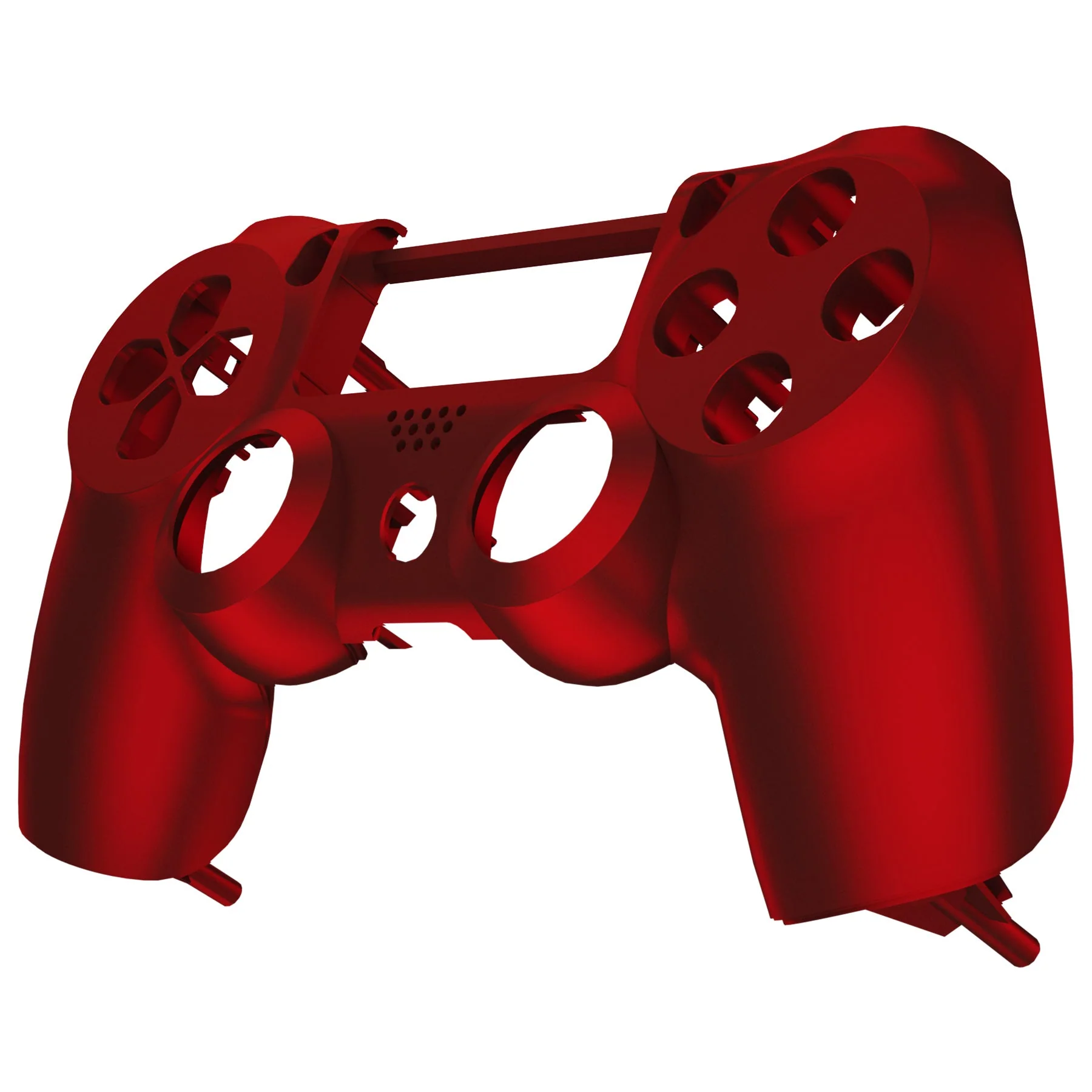 eXtremeRate Replacement Front Housing Shell for PS4 Controller JDM-001/011/020 - Scarlet Red - Image 4
