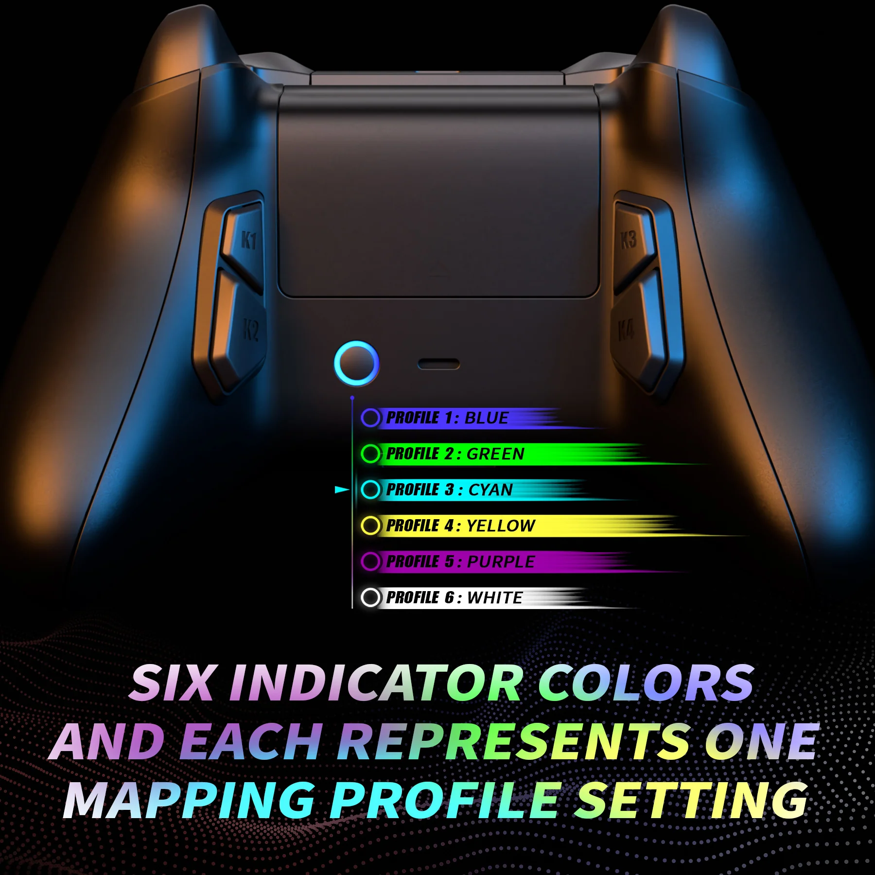 eXtremeRate Redesigned K1 K2 K3 K4 Back Buttons For eXtremerate VICTOR S/X Remap Kit, Compatible With Xbox One X/S & Xbox Series X/S Controller - Solid Black - Image 4