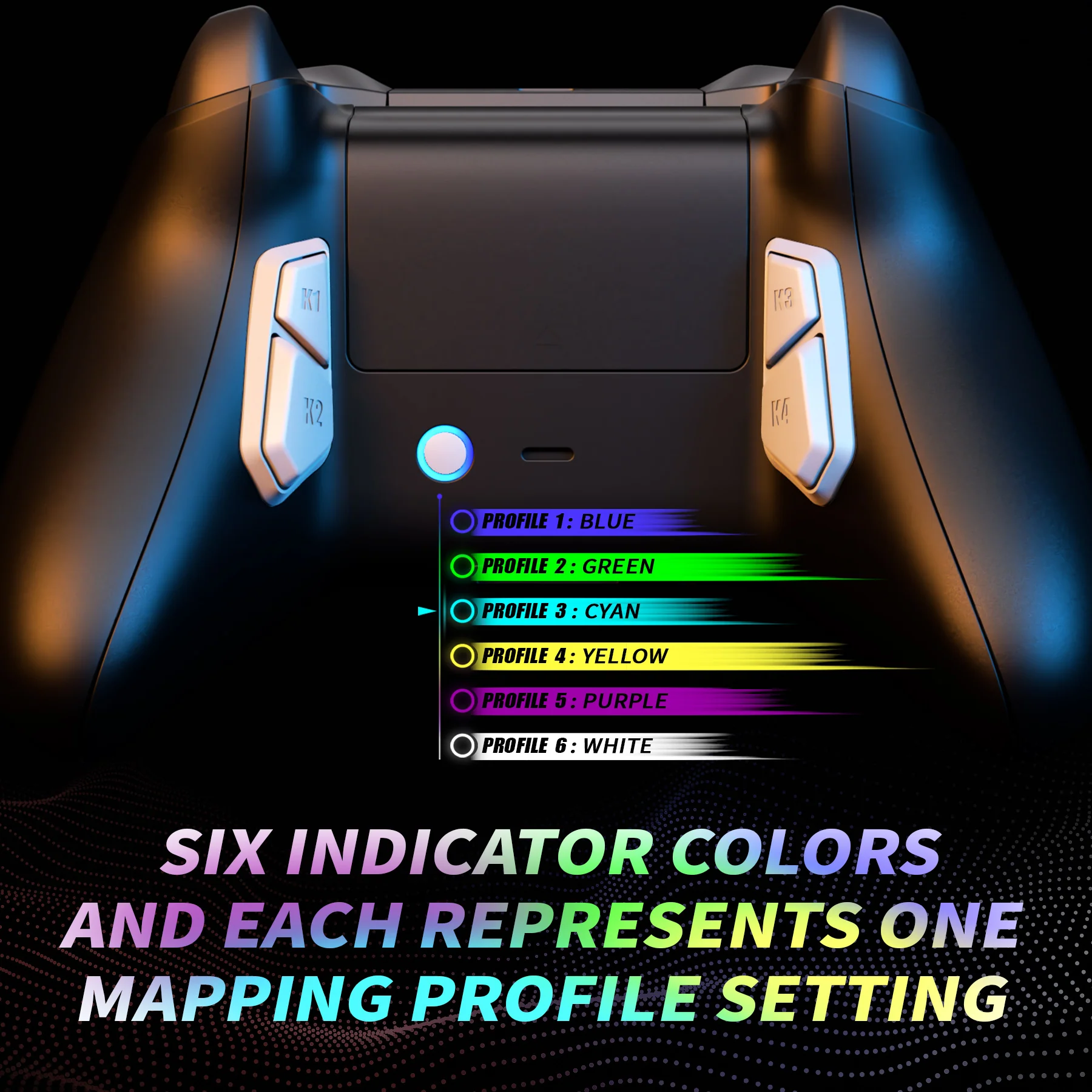 eXtremeRate Redesigned K1 K2 K3 K4 Back Buttons For eXtremerate VICTOR S/X Remap Kit, Compatible With Xbox One X/S & Xbox Series X/S Controller - White - Image 4
