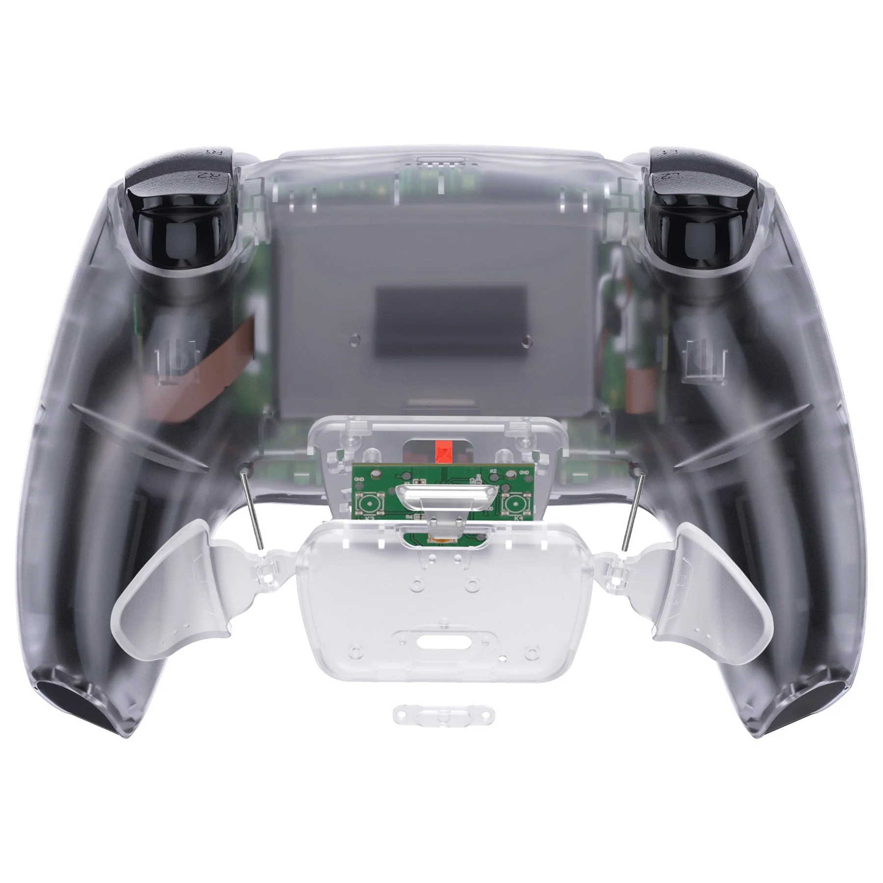 eXtremeRate Remappable Rise 2.0 Remap Kit for PS5 Controller BDM-010 & BDM-020 - Clear Back - Image 8