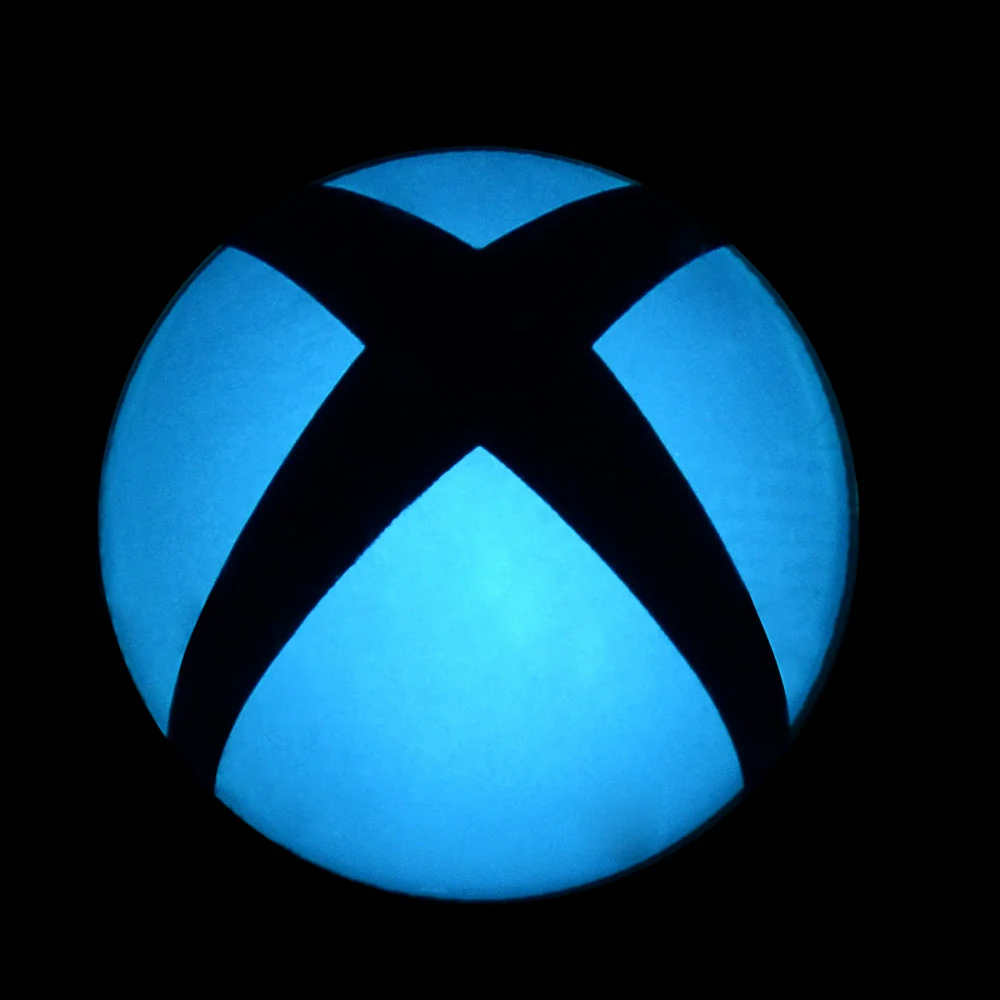 eXtremeRate 5pcs Removable Logo Power Button LED Sticker Decal for Xbox One Console - Light Blue - Image 4
