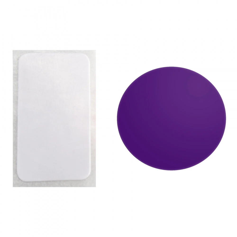 eXtremeRate 5pcs Removable Logo Power Button LED Sticker Decal for Xbox One Console - Purple - Image 8