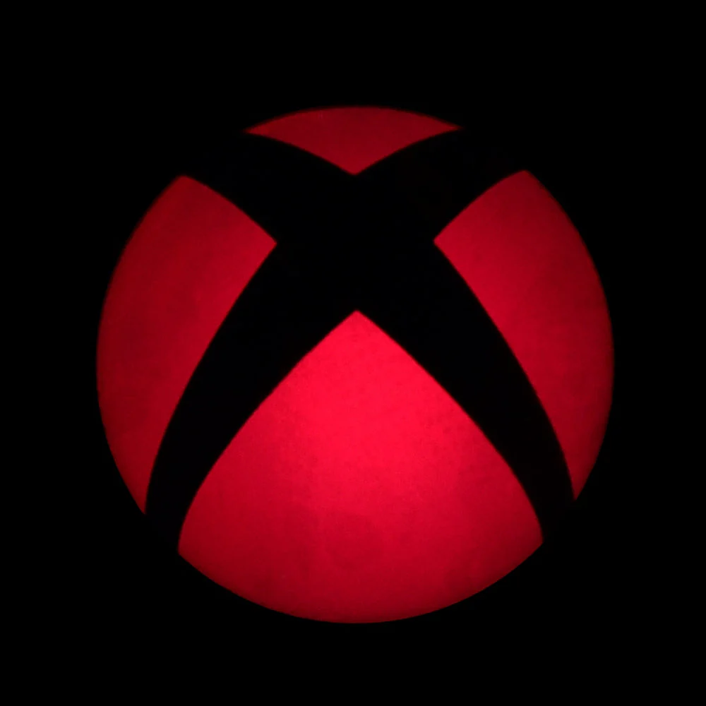 eXtremeRate 5pcs Removable Logo Power Button LED Sticker Decal for Xbox One Console - Red - Image 4