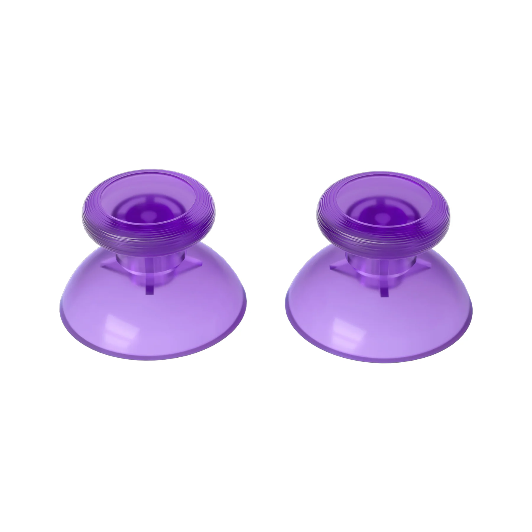 eXtremeRate Replacement 3D Joystick Thumbsticks for Nintendo Switch Pro Controller - Clear Atomic Purple - Image 5