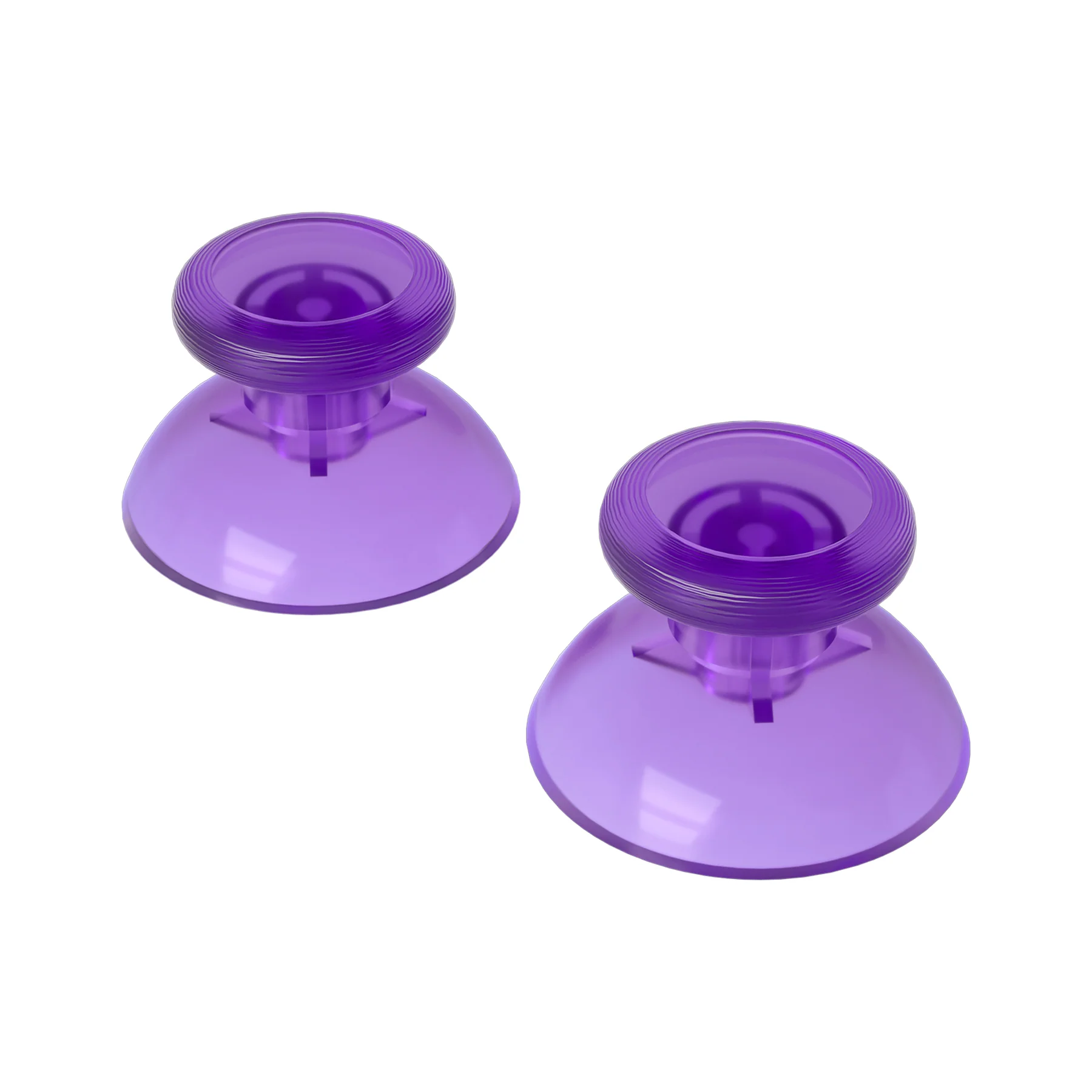 eXtremeRate Replacement 3D Joystick Thumbsticks for Nintendo Switch Pro Controller - Clear Atomic Purple - Image 7