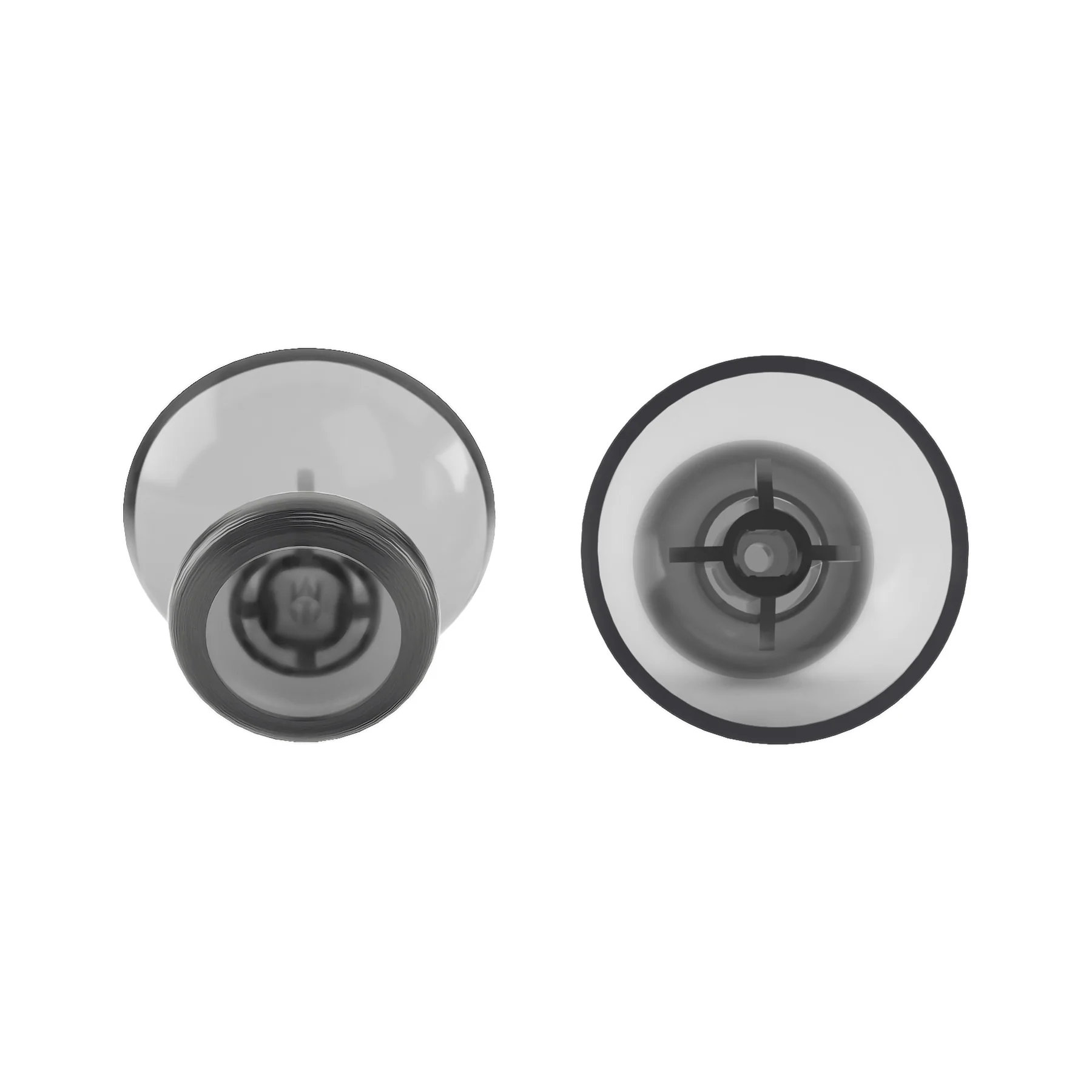 eXtremeRate Replacement 3D Joystick Thumbsticks for Nintendo Switch Pro Controller - Clear Black - Image 6