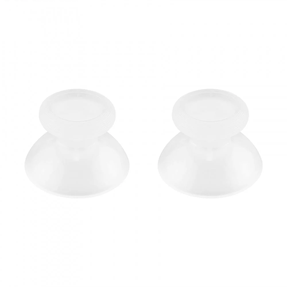 eXtremeRate 4 Pairs Replacement 3D Joystick Thumbsticks for Nintendo Switch Pro Controller - Black & White & Transparent & Transparent Black - Image 4