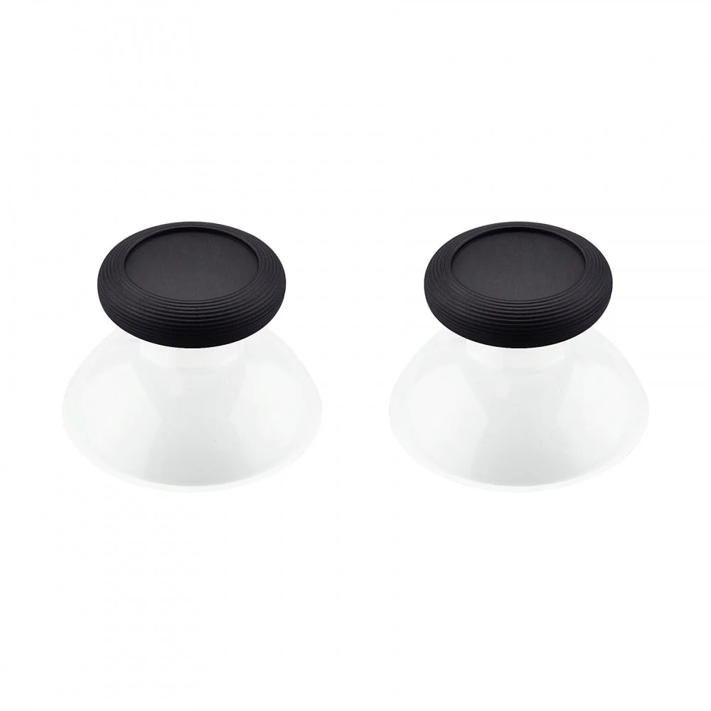 eXtremeRate 4 Pairs Replacement 3D Joystick Thumbsticks for Nintendo Switch Pro Controller - Black & White & Transparent & Transparent Black - Image 5