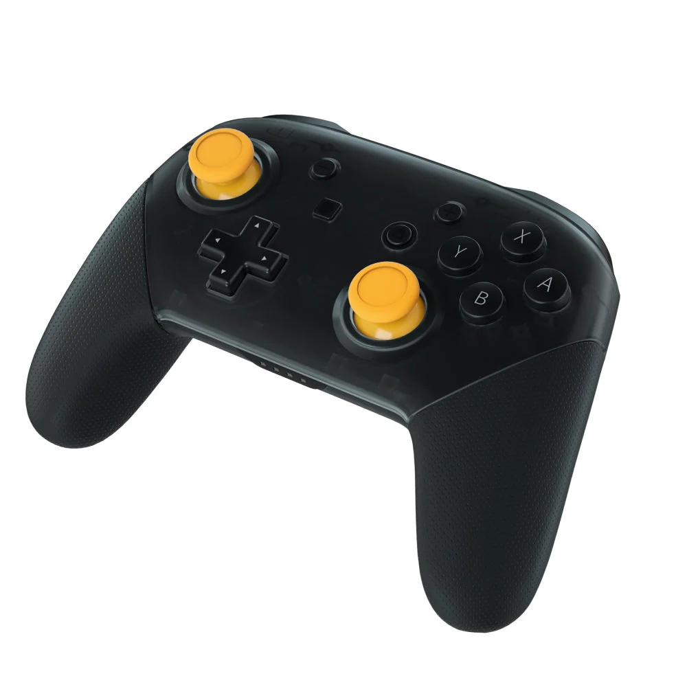 eXtremeRate 4 Pairs Replacement 3D Joystick Thumbsticks for Nintendo Switch Pro Controller - Yellow & Purple & Pink & Black - Image 8