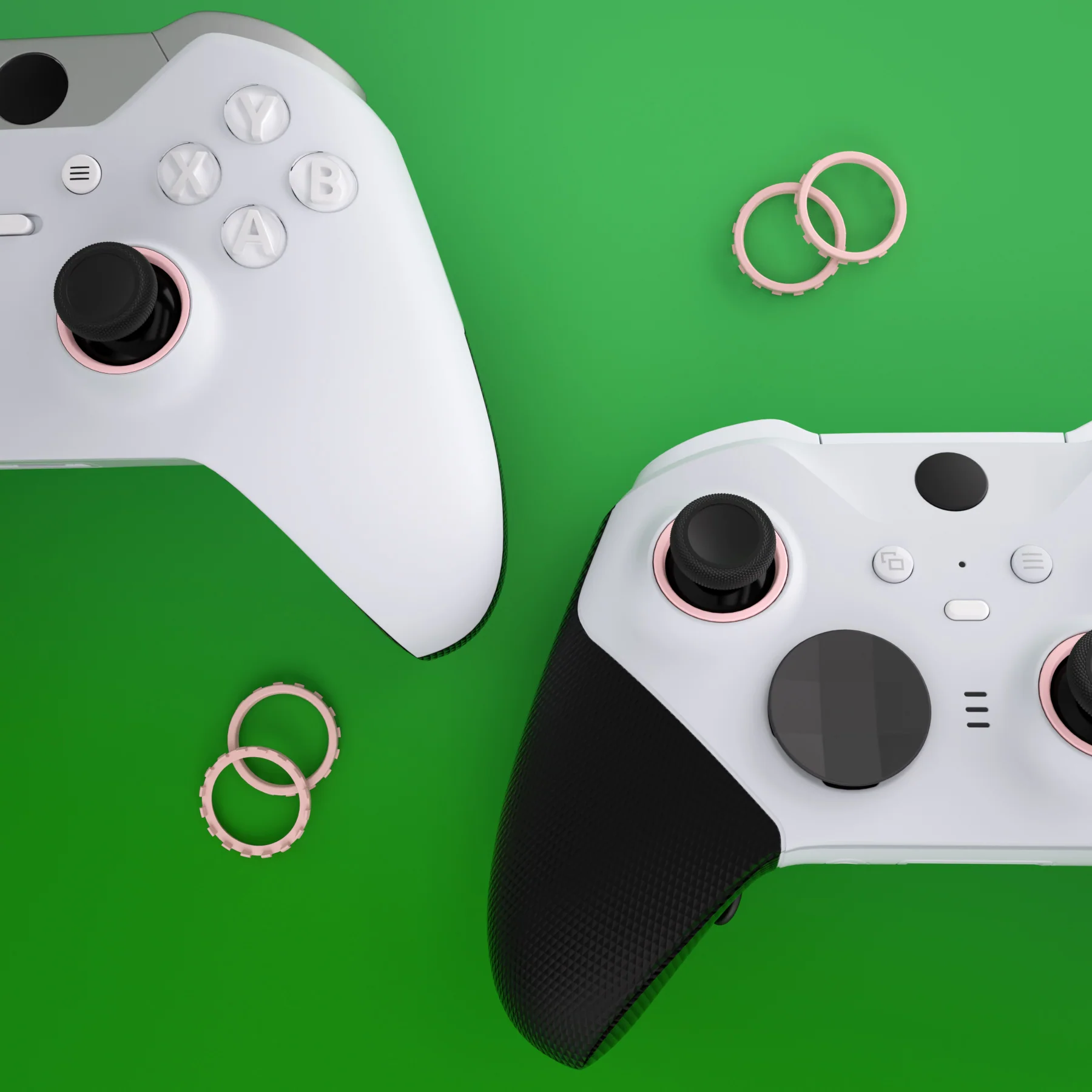 eXtremeRate Custom Accent Rings for Xbox Elite Series 2 Core & for Elite Series 2 & for Xbox One Elite Controller, Compatible with eXtremeRate ASR Version Shell for Xbox Series X/S Controller - Cherry Blossoms Pink - Image 11