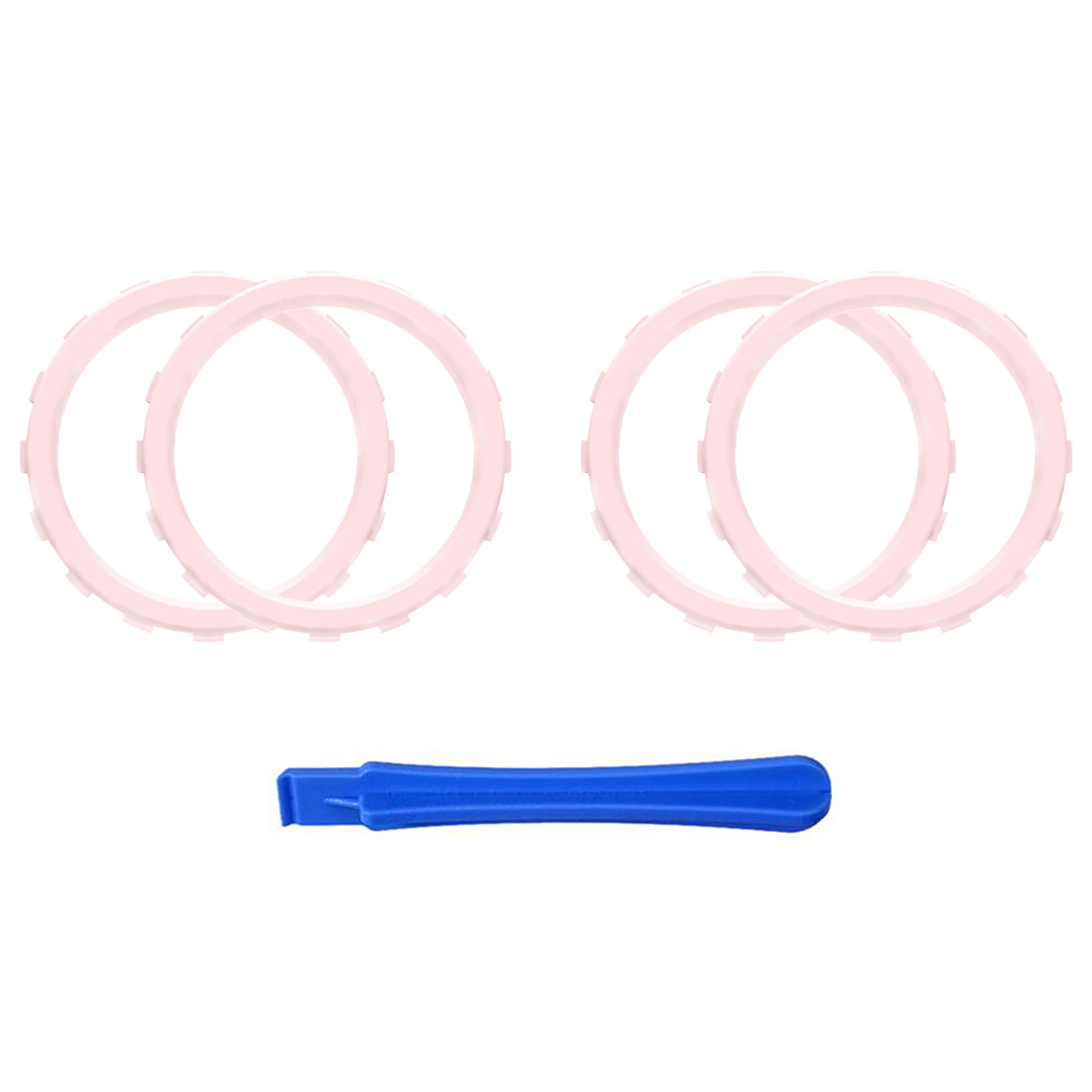 eXtremeRate Custom Accent Rings for Xbox Elite Series 2 Core & for Elite Series 2 & for Xbox One Elite Controller, Compatible with eXtremeRate ASR Version Shell for Xbox Series X/S Controller - Cherry Blossoms Pink - Image 2