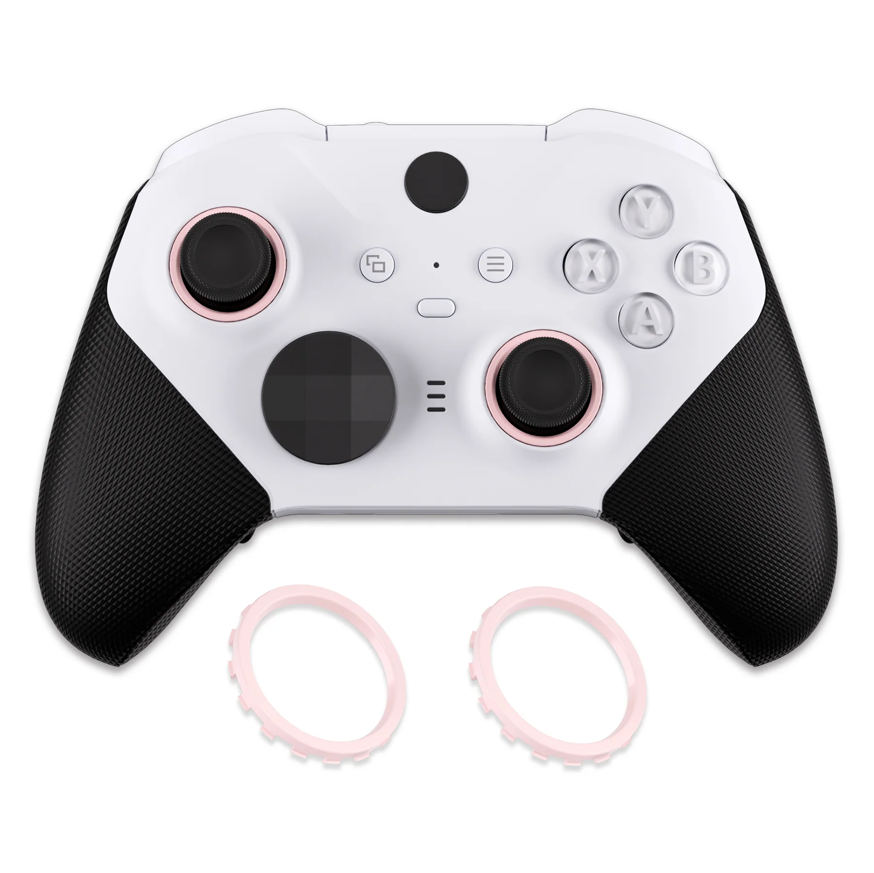 eXtremeRate Custom Accent Rings for Xbox Elite Series 2 Core & for Elite Series 2 & for Xbox One Elite Controller, Compatible with eXtremeRate ASR Version Shell for Xbox Series X/S Controller - Cherry Blossoms Pink - Image 4