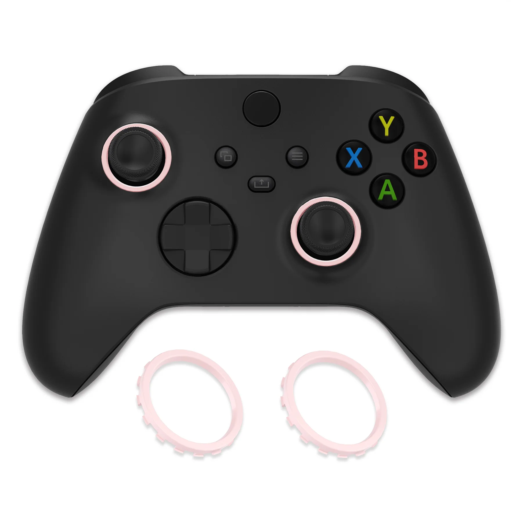 eXtremeRate Custom Accent Rings for Xbox Elite Series 2 Core & for Elite Series 2 & for Xbox One Elite Controller, Compatible with eXtremeRate ASR Version Shell for Xbox Series X/S Controller - Cherry Blossoms Pink - Image 5