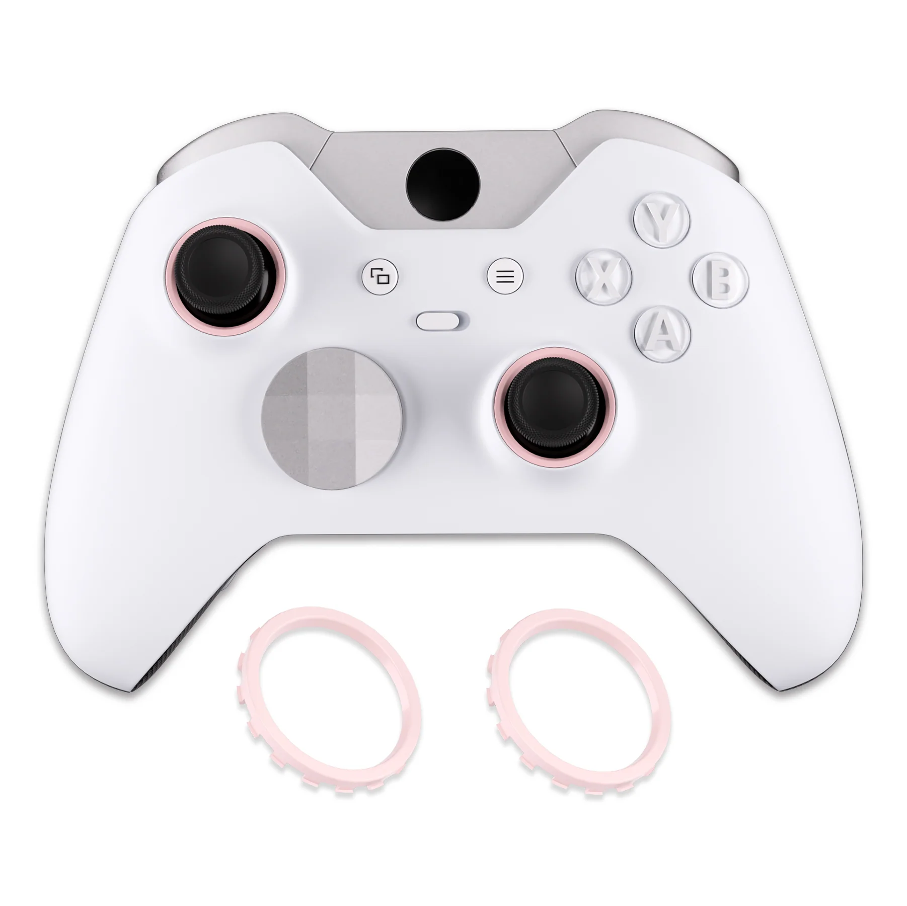 eXtremeRate Custom Accent Rings for Xbox Elite Series 2 Core & for Elite Series 2 & for Xbox One Elite Controller, Compatible with eXtremeRate ASR Version Shell for Xbox Series X/S Controller - Cherry Blossoms Pink - Image 6
