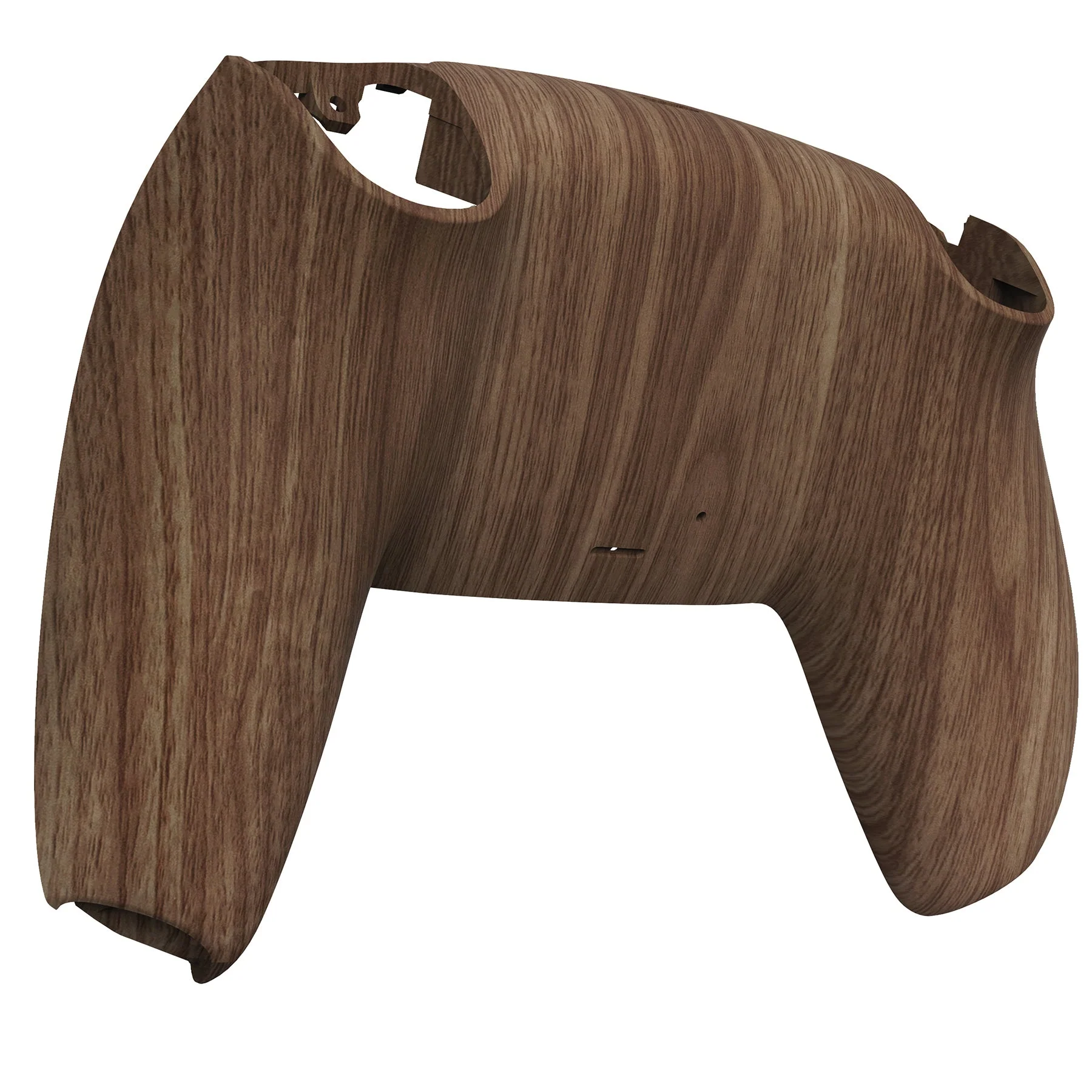 eXtremeRate Replacement Back Housing Bottom Shell Compatible with PS5 Controller BDM-010/020/030/040/050 - Wood Grain - Image 7