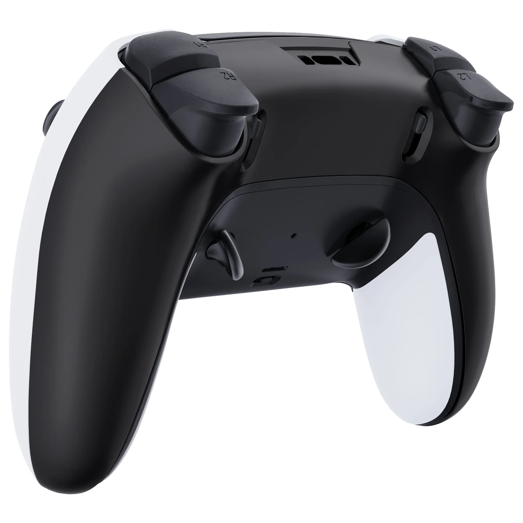 eXtremeRate Replacement Back Housing Bottom Shell Compatible with PS5 Edge Controller - Black - Image 3