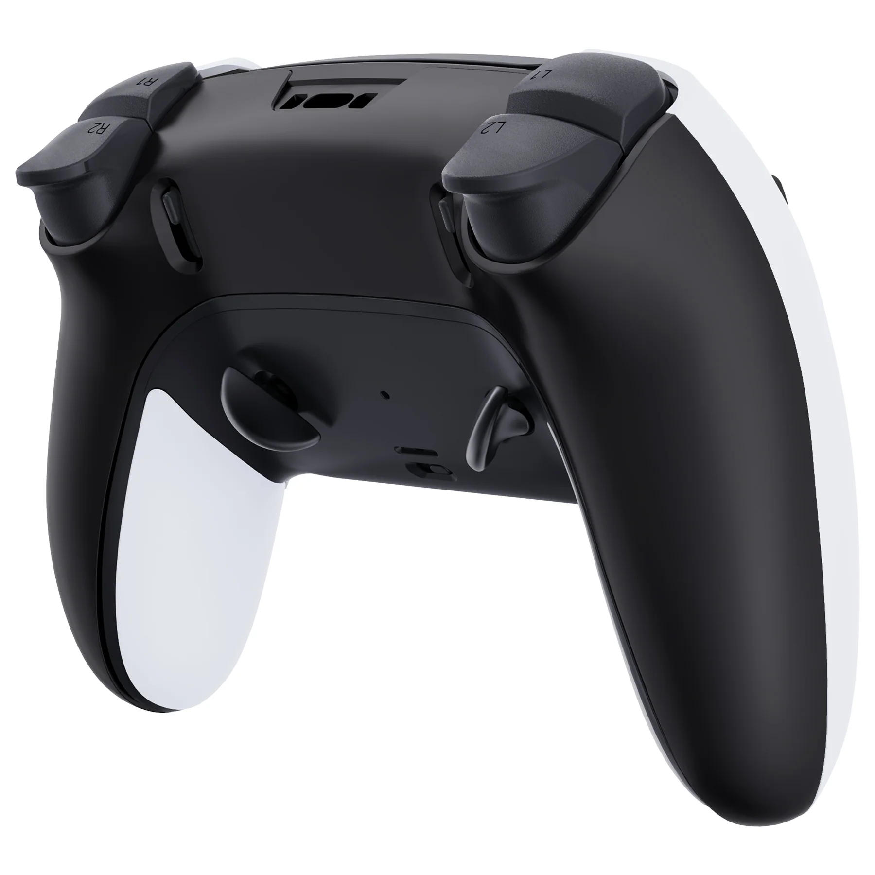 eXtremeRate Replacement Back Housing Bottom Shell Compatible with PS5 Edge Controller - Black - Image 4