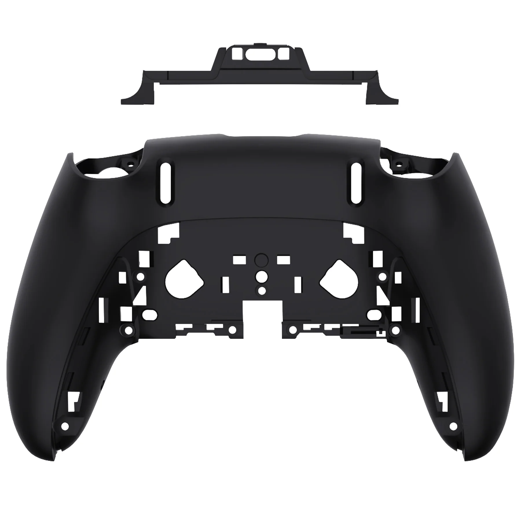 eXtremeRate Replacement Back Housing Bottom Shell Compatible with PS5 Edge Controller - Black - Image 5