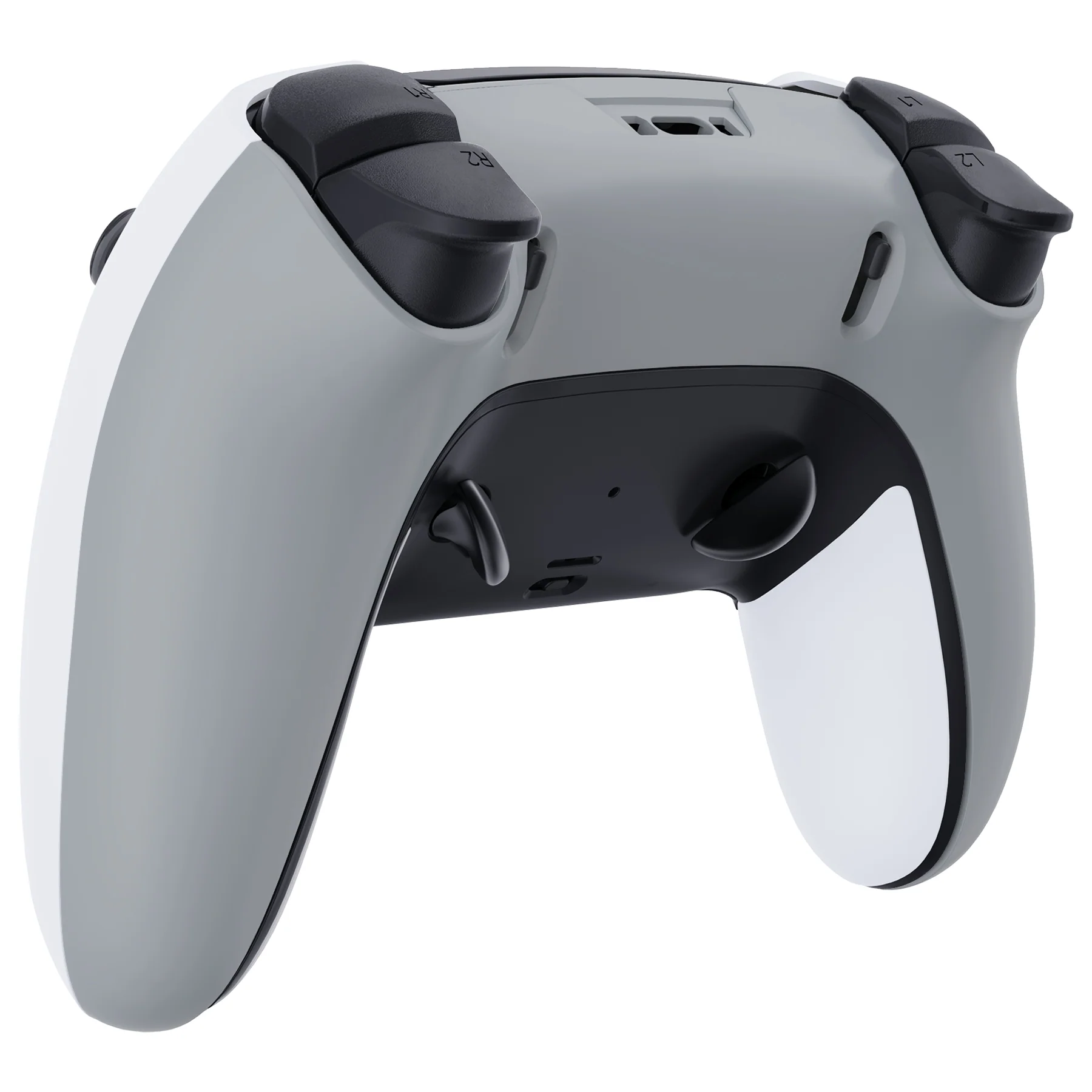 eXtremeRate Replacement Back Housing Bottom Shell Compatible with PS5 Edge Controller - New Hope Gray - Image 3