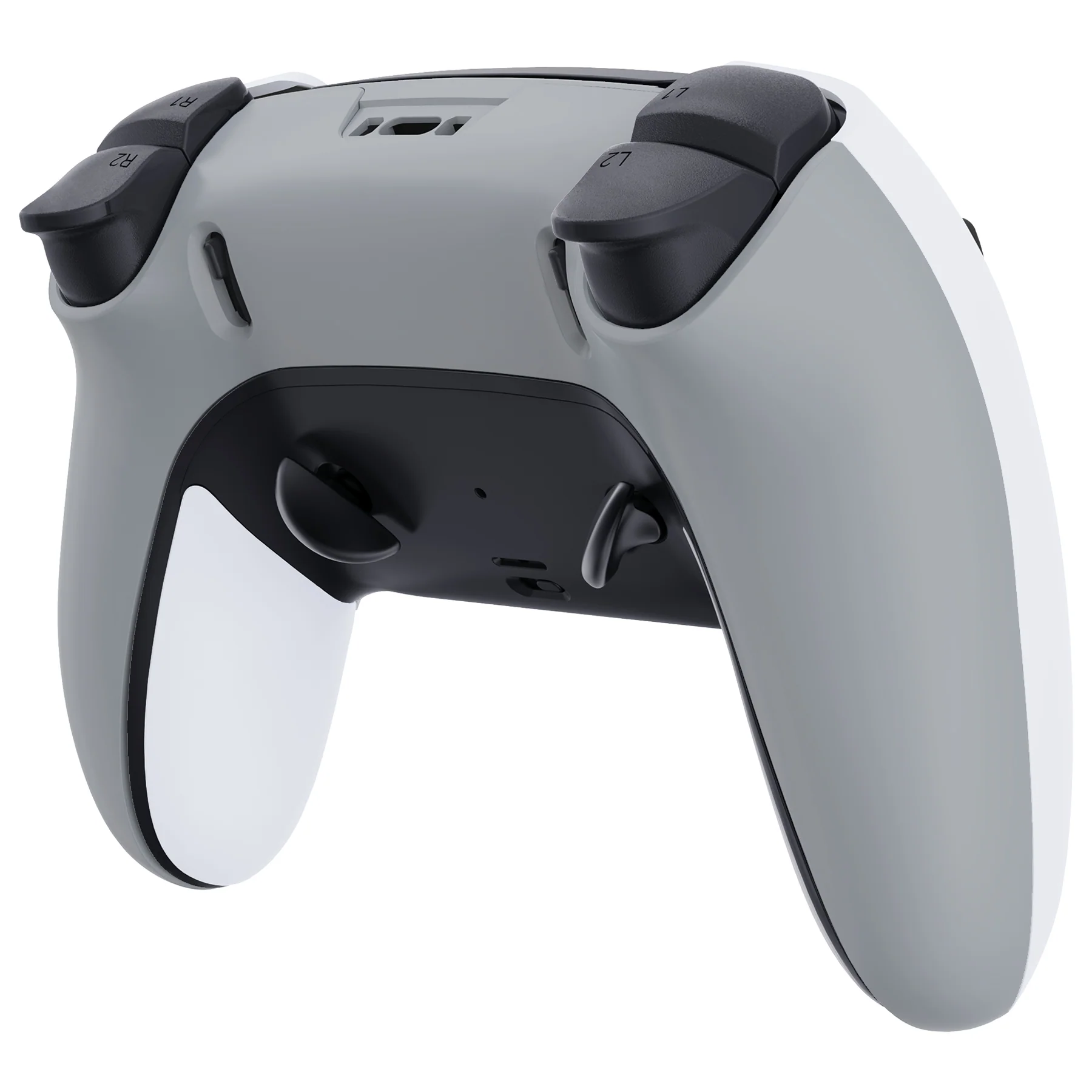 eXtremeRate Replacement Back Housing Bottom Shell Compatible with PS5 Edge Controller - New Hope Gray - Image 4